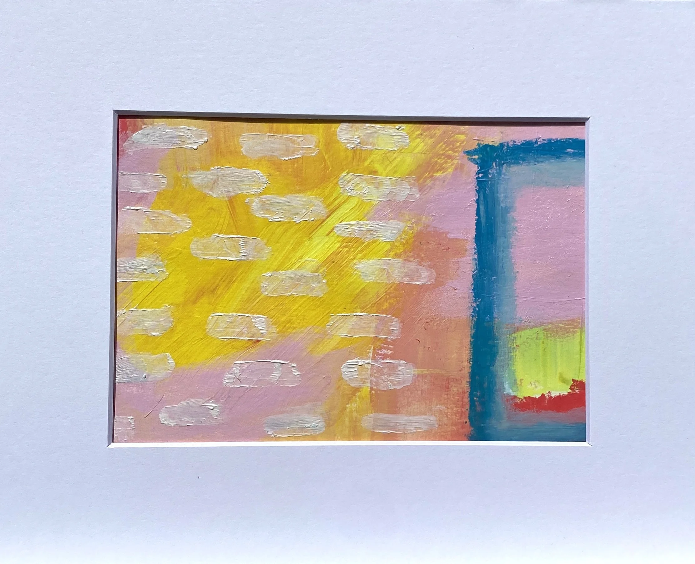 Cloudy - 8"x10" matted $20