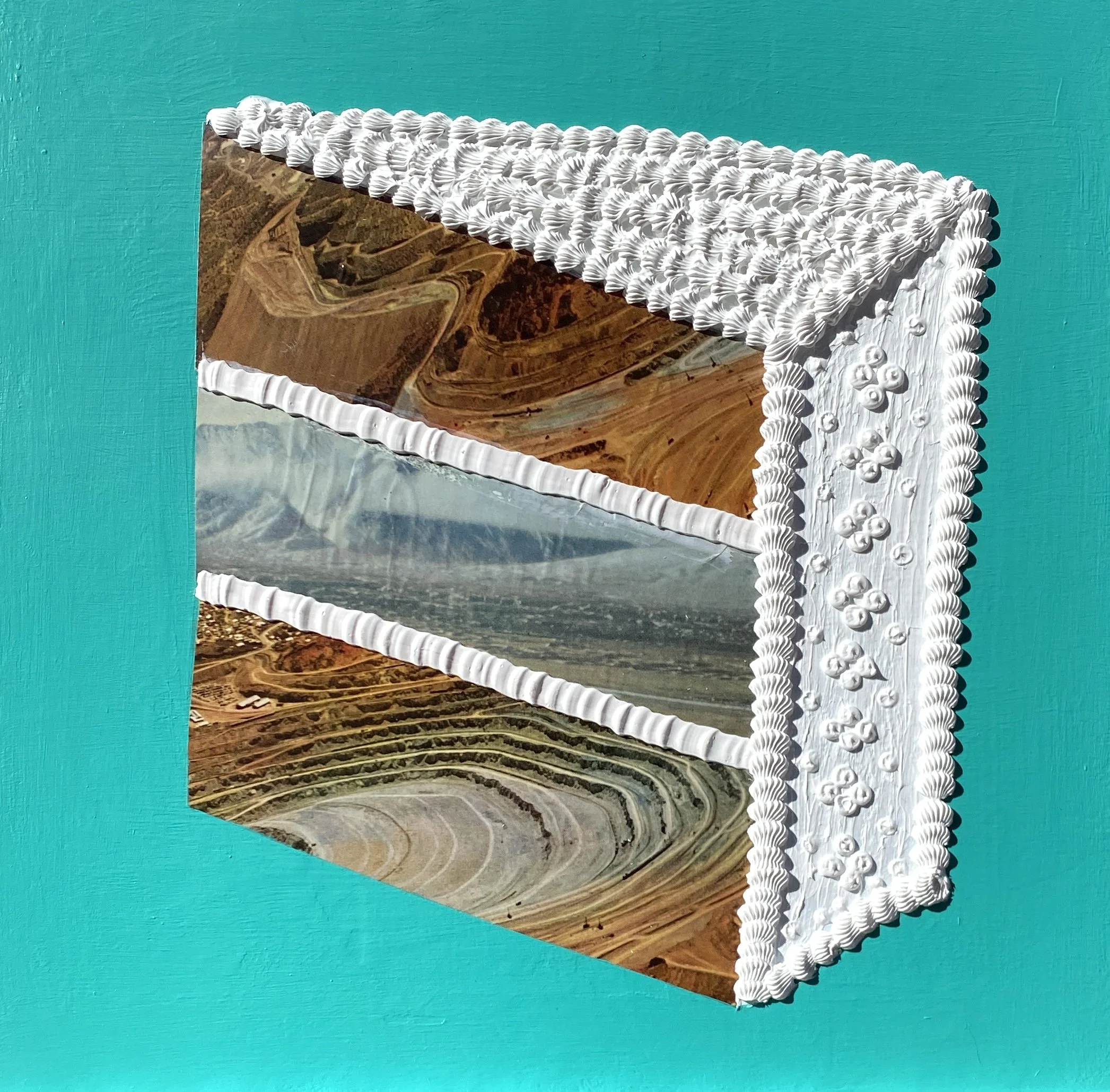 Terrain (12"x12" mixed media on wood panel) $70