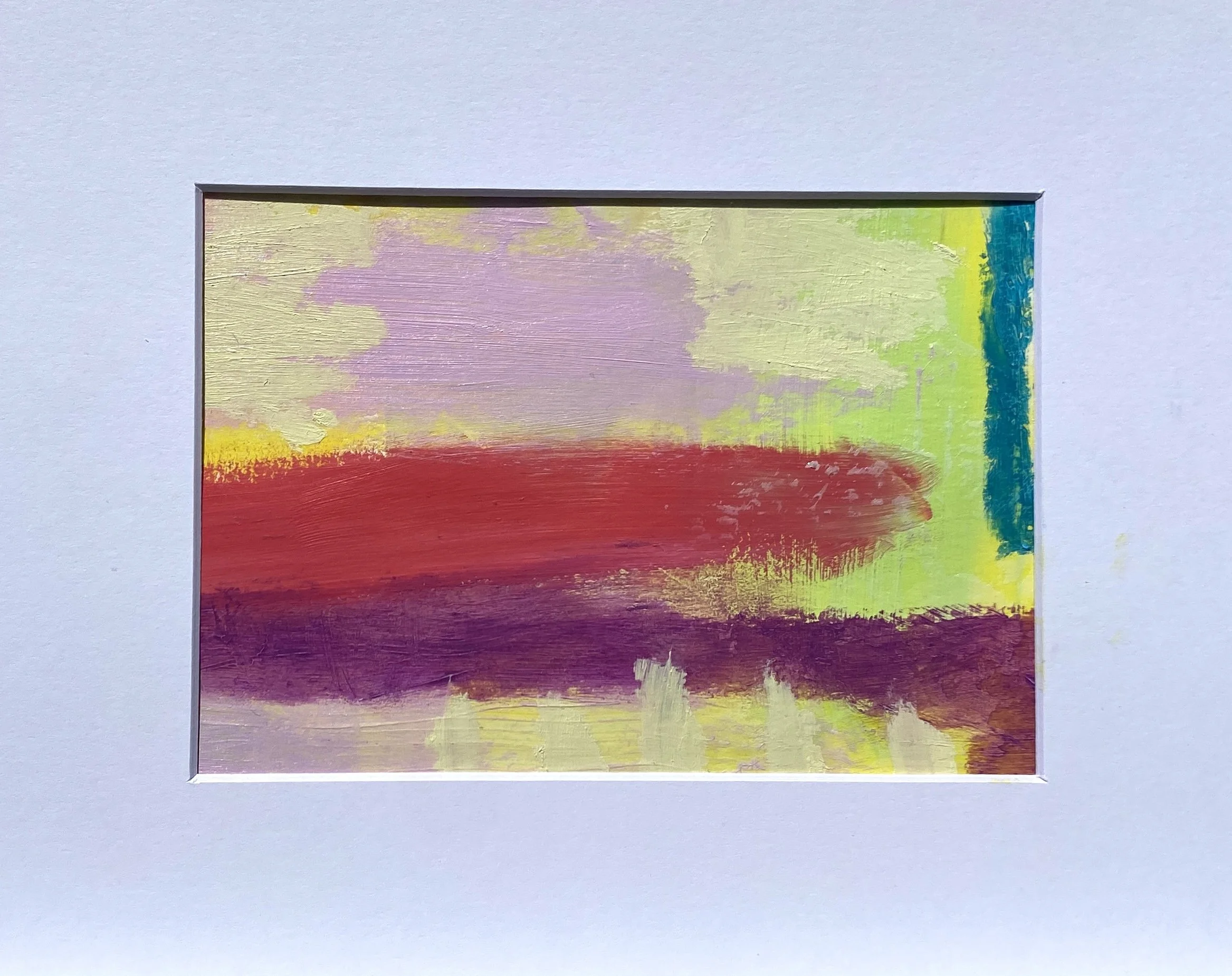 Idle - 8"x10" matted $20