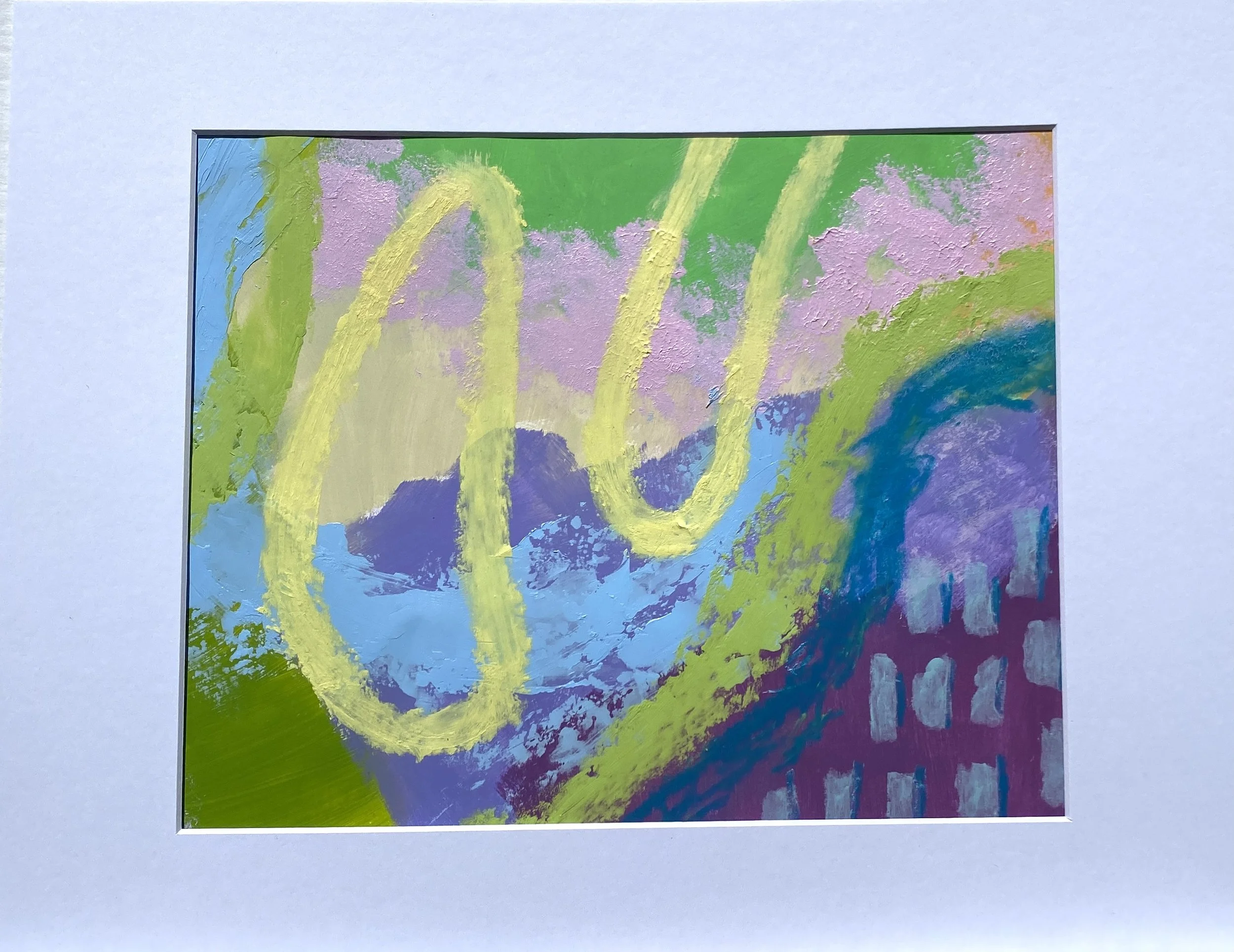 Delight - 11"x14" matted $25