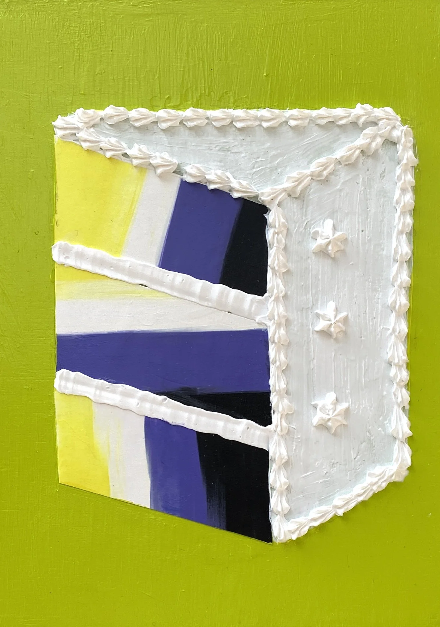 Non-Binary Flag (6"x6" on wood panel) $30