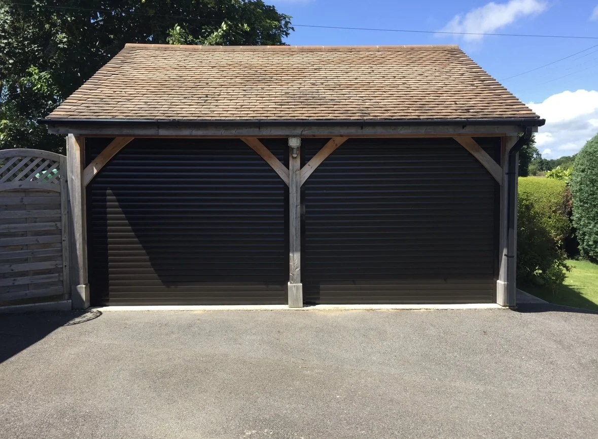 New double garage door Southwater West Sussex