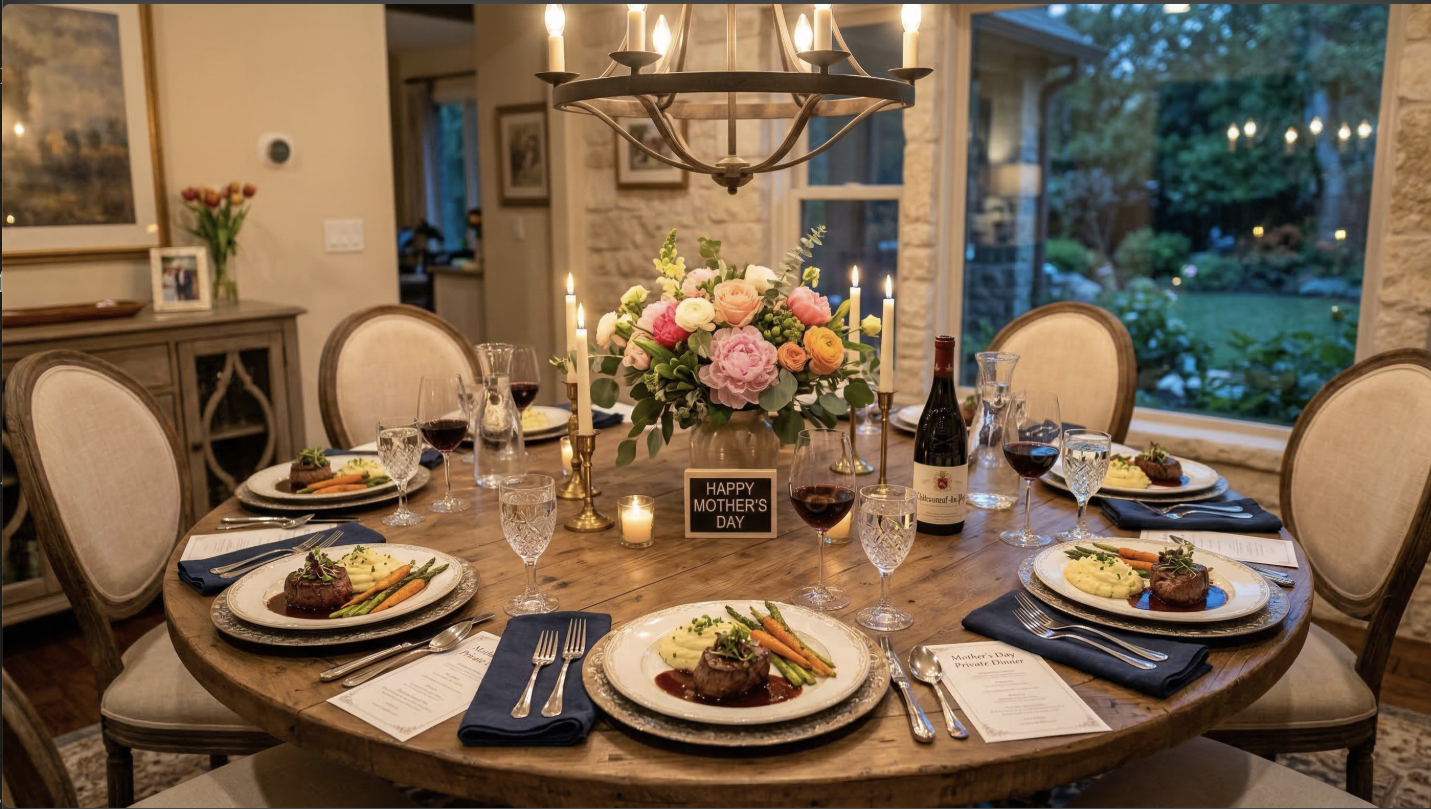 Mother's Day Private Chef at Home: Skip the Restaurant, Get the Real Thing