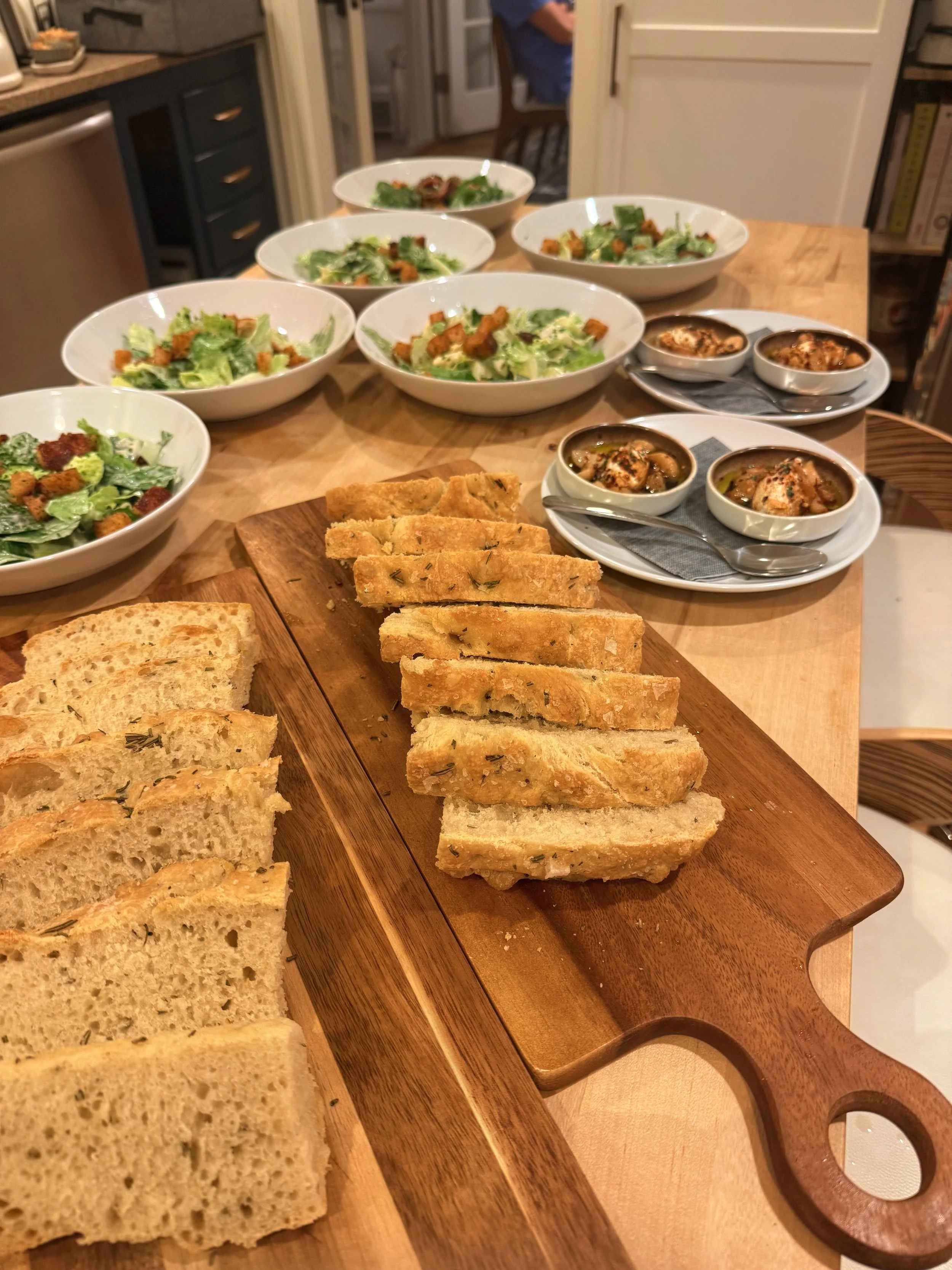 Focaccia | caesar salad 