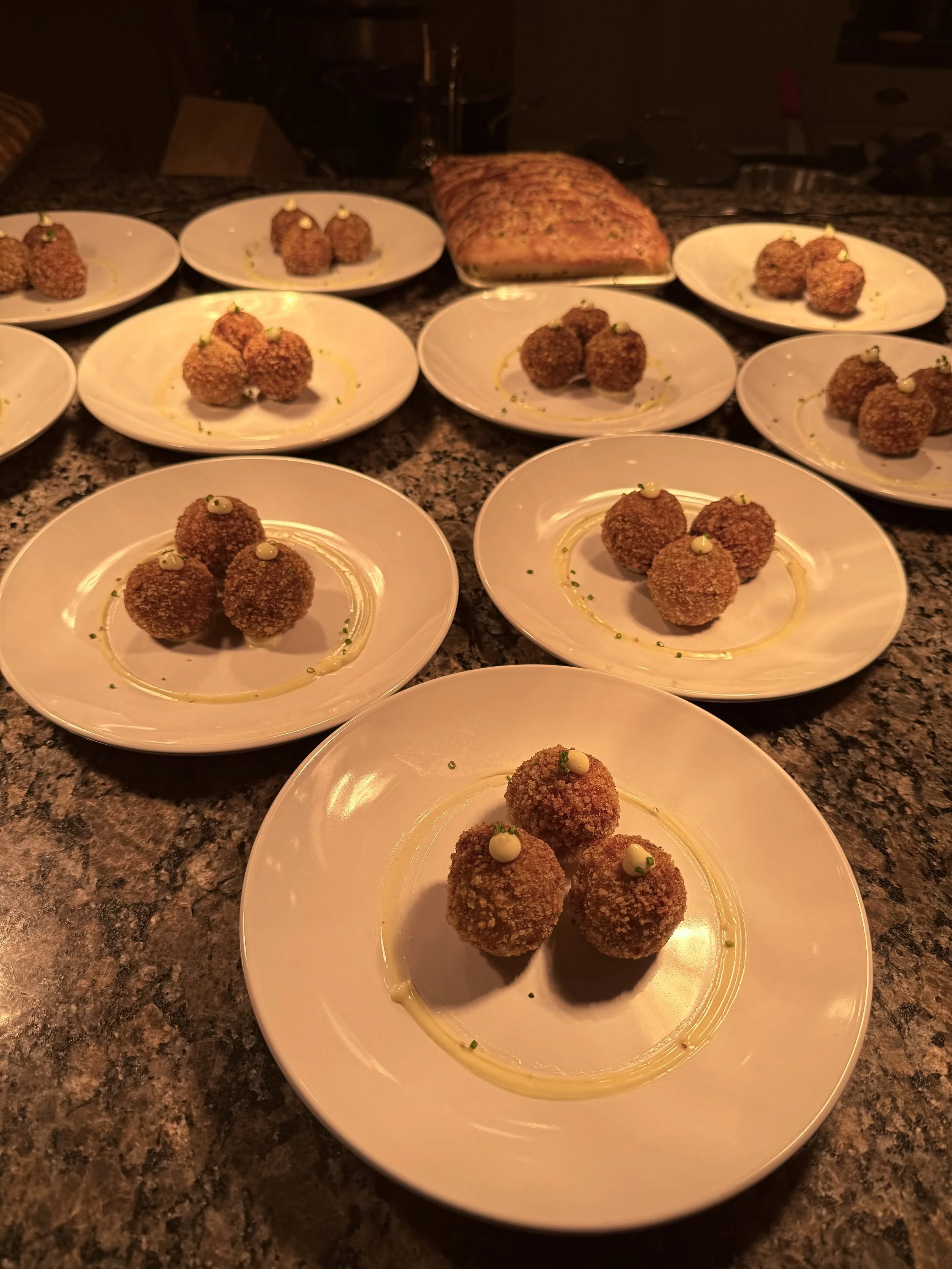 Arancini - red wine braised short rib | fontina | truffle 