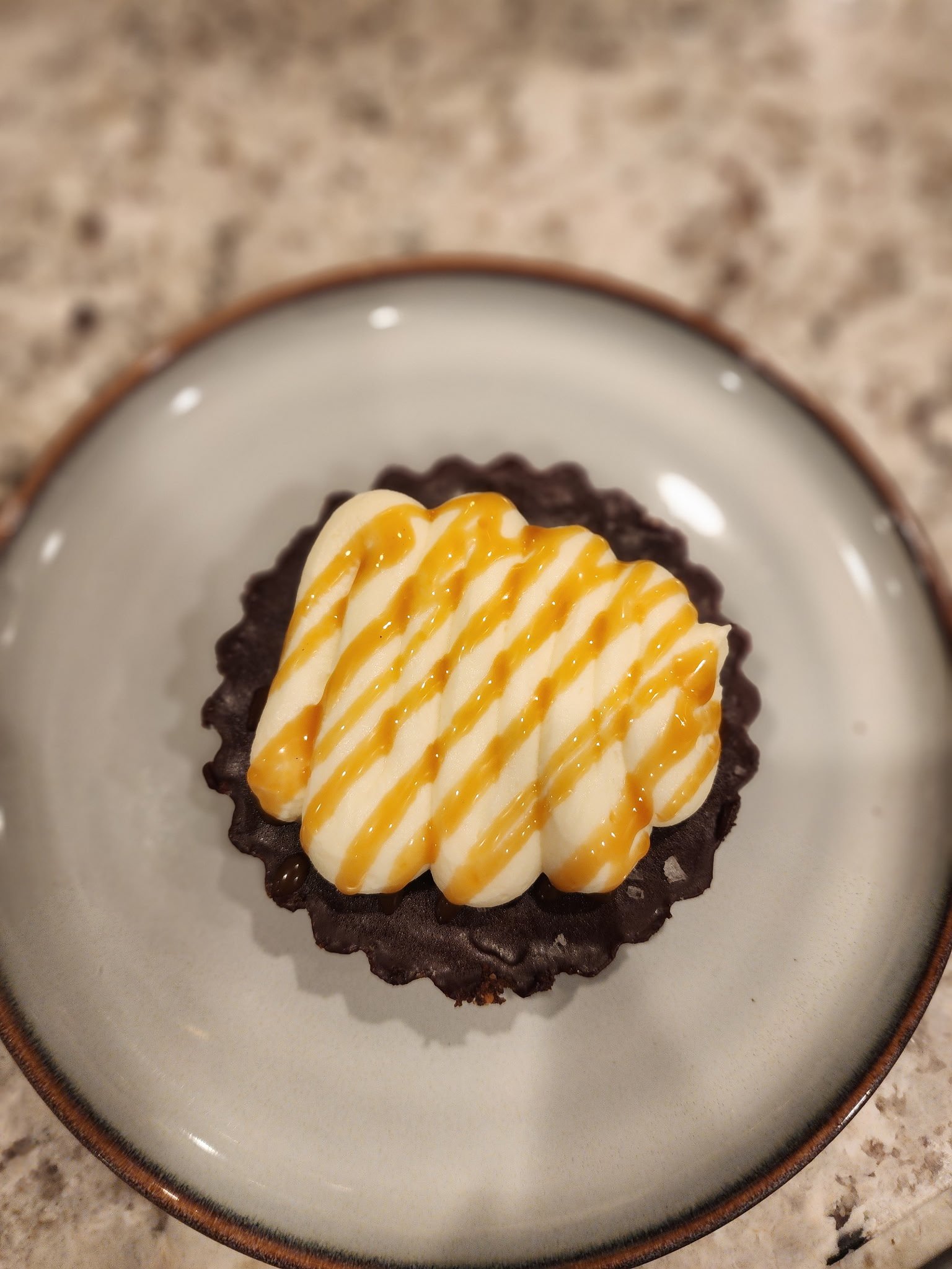 Hazelnut chocolate tart