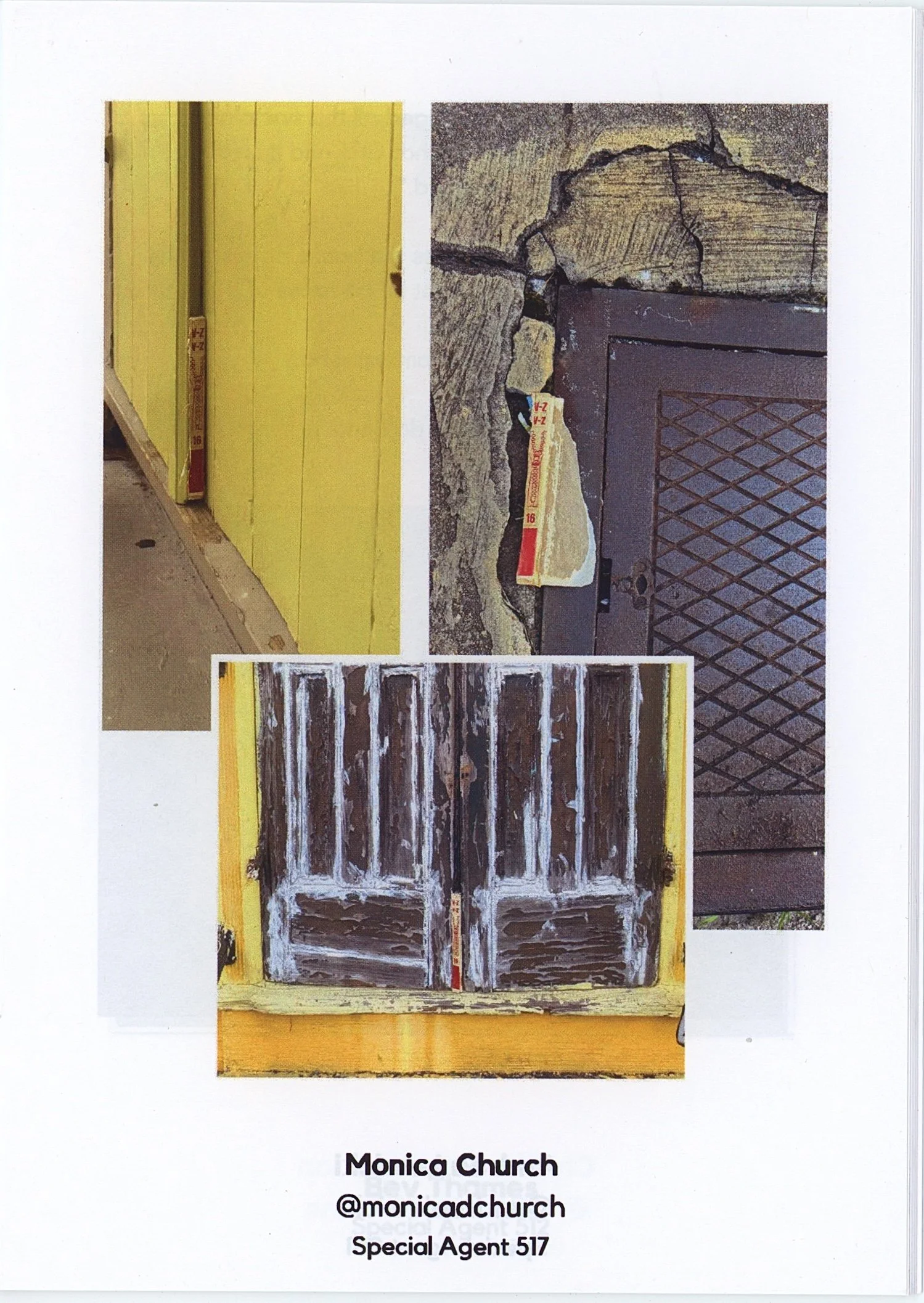 Page of Locative Kolaj Zine