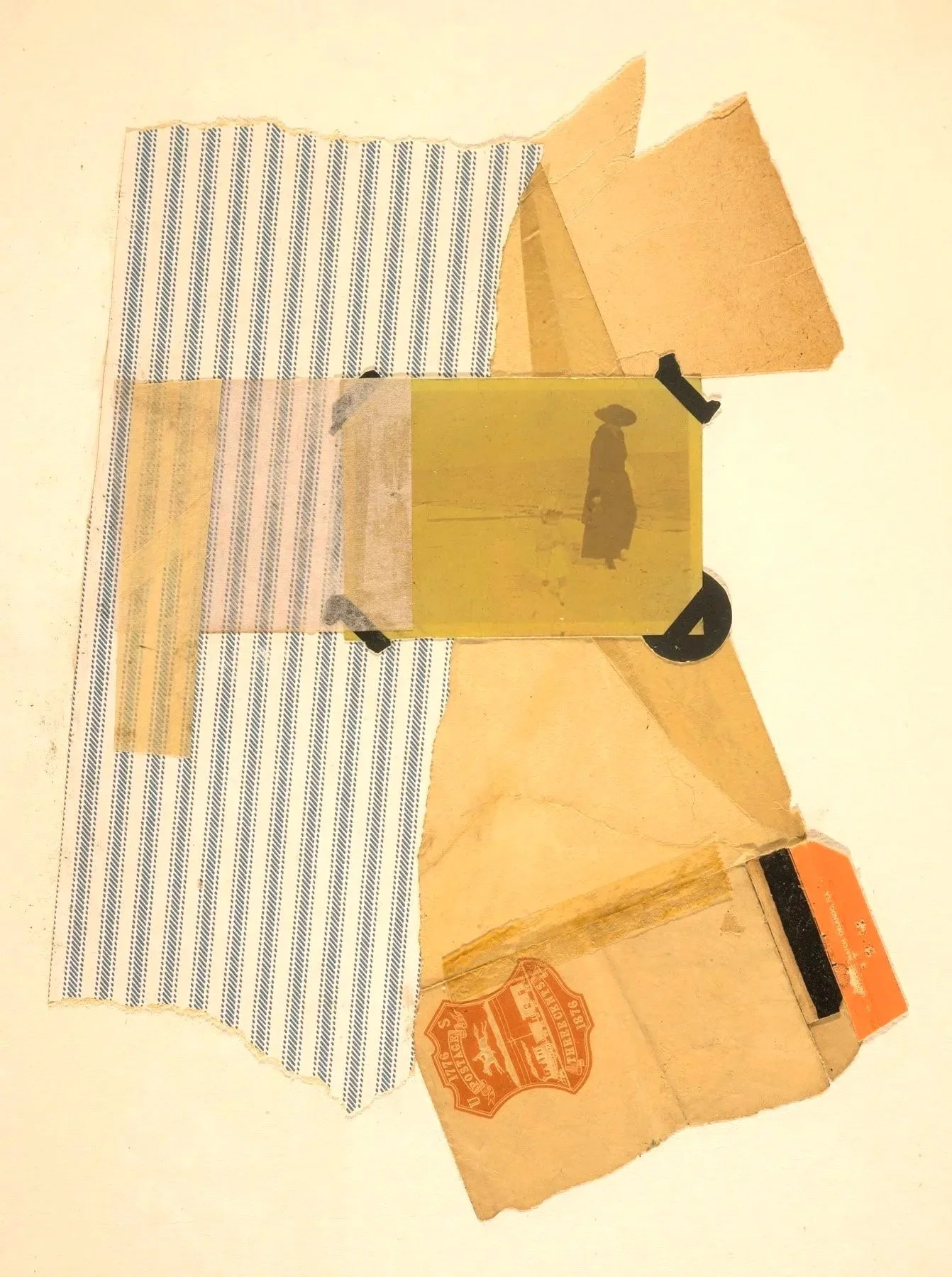 Untitled, 2026, Collage with antique analog photographs on paper, Image size: 10.5 x 7.75 inches Paper size: 12.5 x 9.625 inches