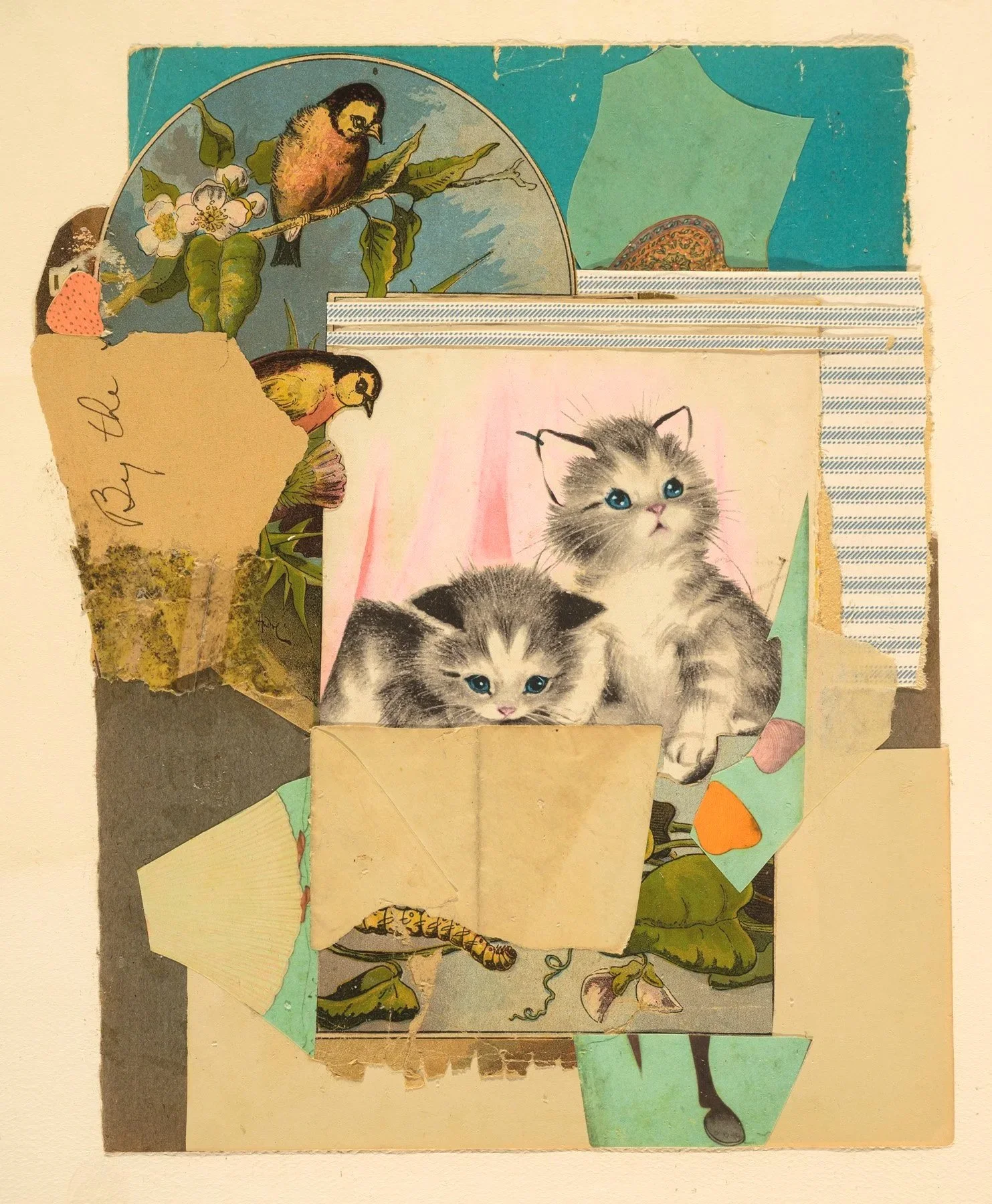Untitled, 2026, Collage on paper, Image size: 10.625 x 8.875 inches, Paper size: 13.125 X 10.125 inches