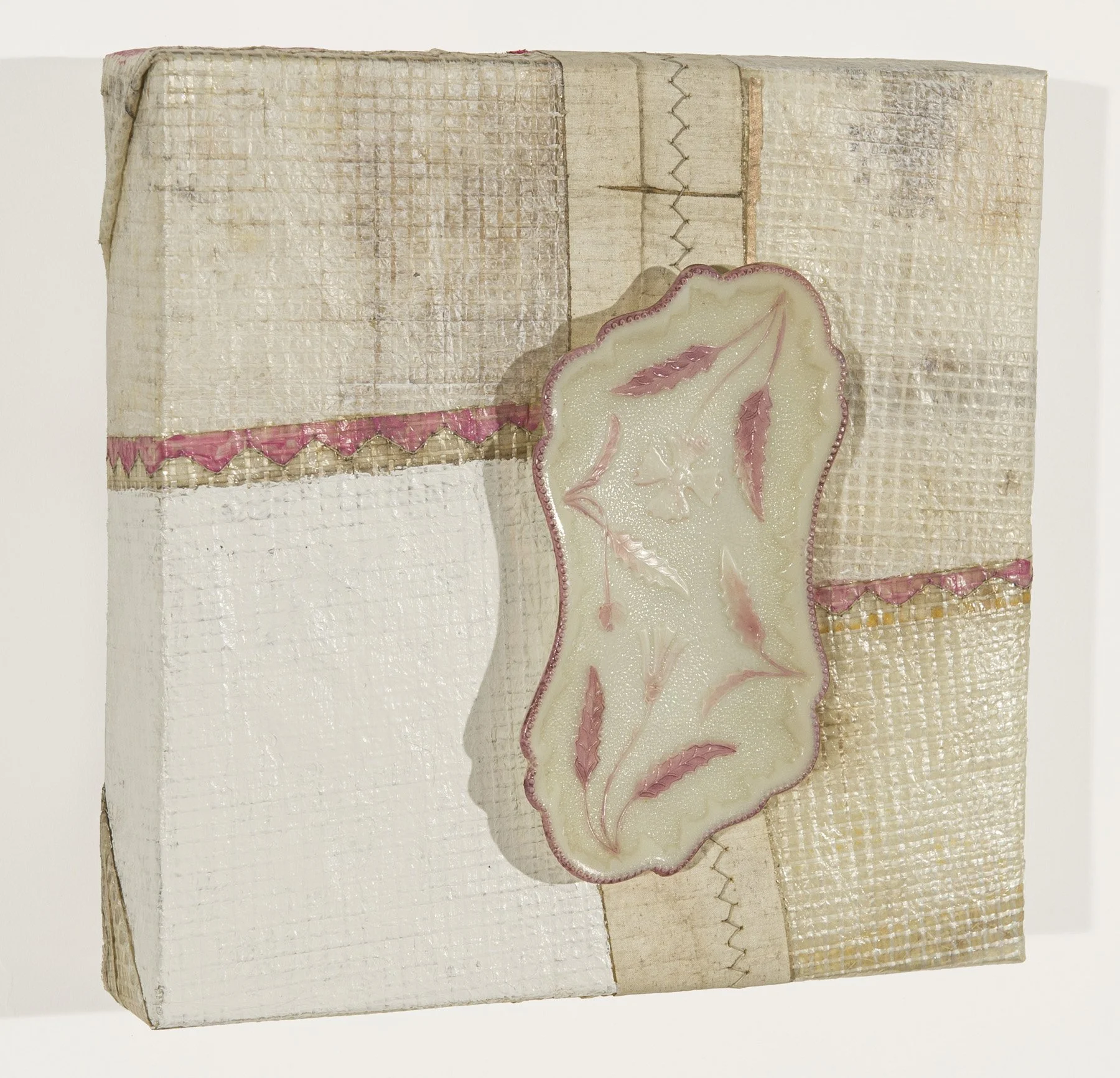 Jessie's Gift, 2021
acrylic, canvas, antique glass on composite sail material
10 x 10 x 2.25 in
*Private Collection
