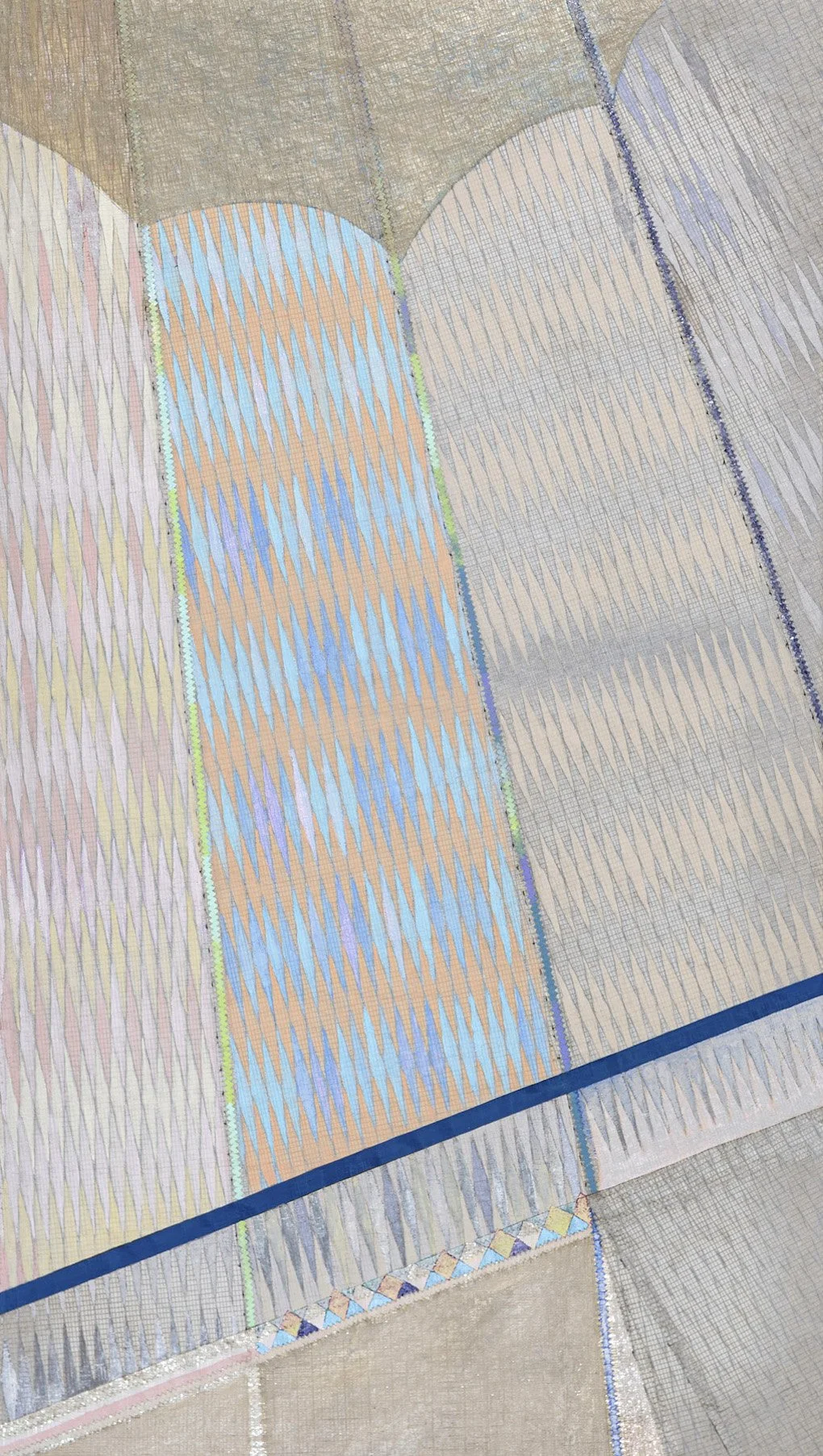 Sunshine on a Rainy Day, 2023
Flash, acrylic on composite sail material
72 x 40 inches
*Private collection