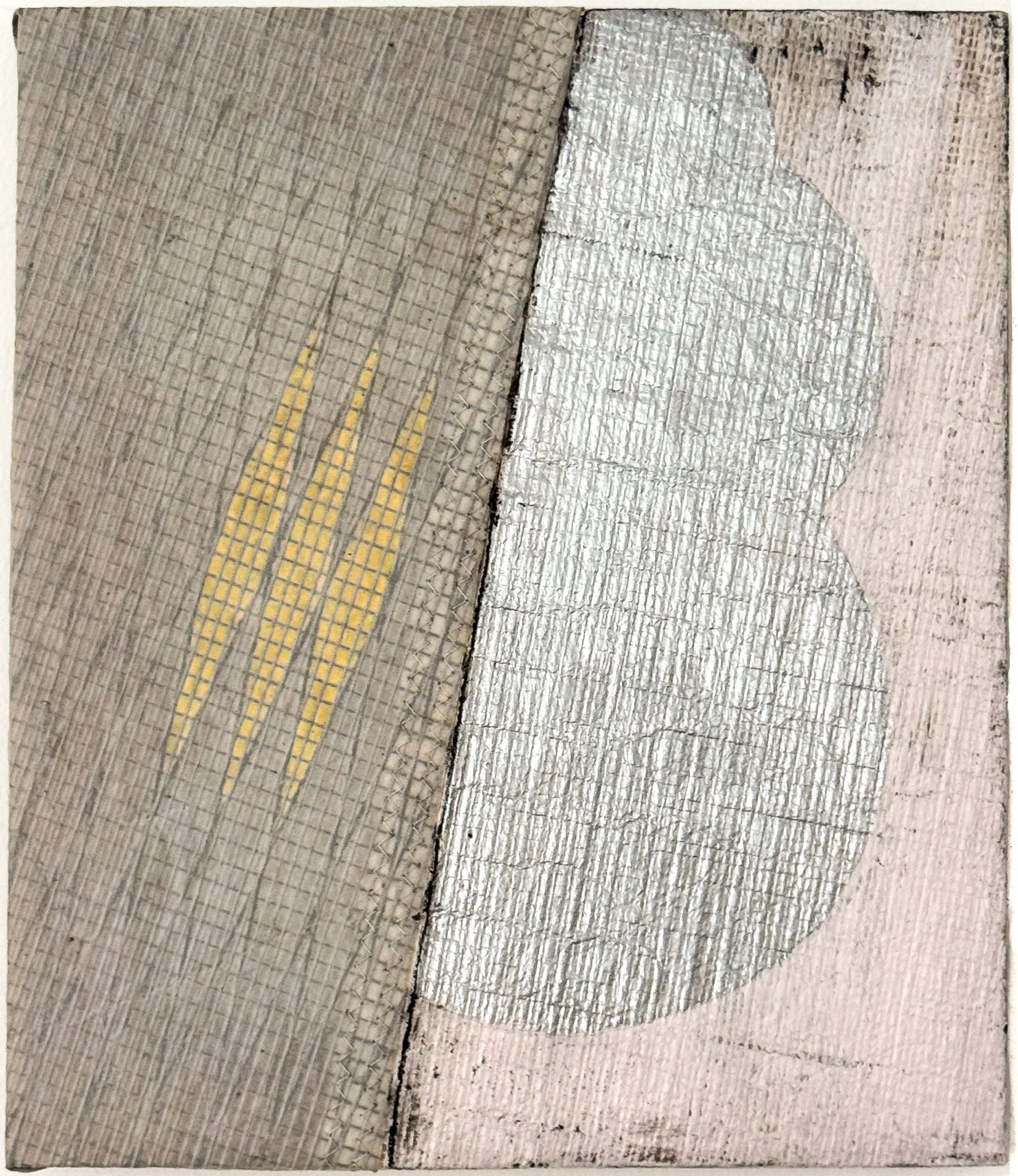 Platinum Hulusi, 2025
acrylic on composite sail material
14 X 11 inches