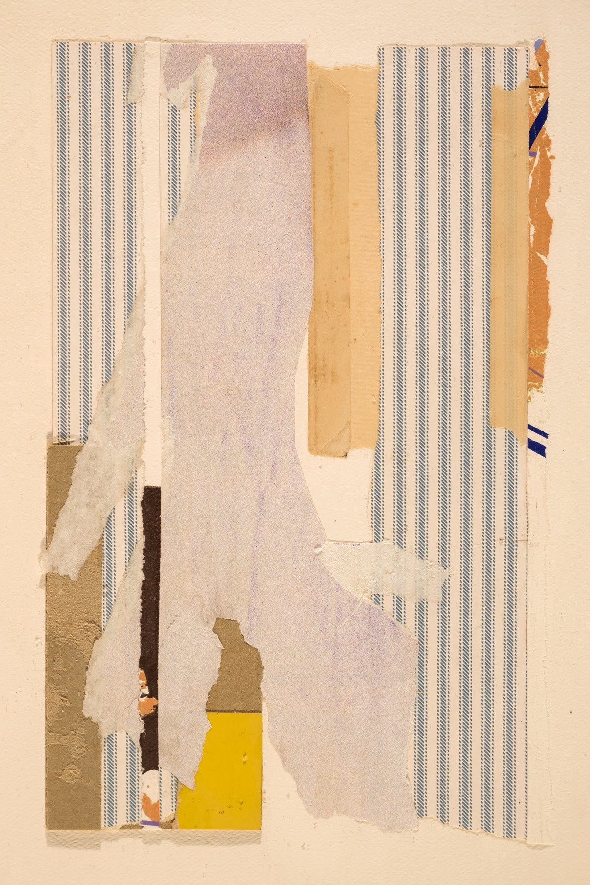 Untitled, 2026, Collage on paper, Image size: 10.625 x 8.875 inches, Paper size: 13.125 X 10.125 inches