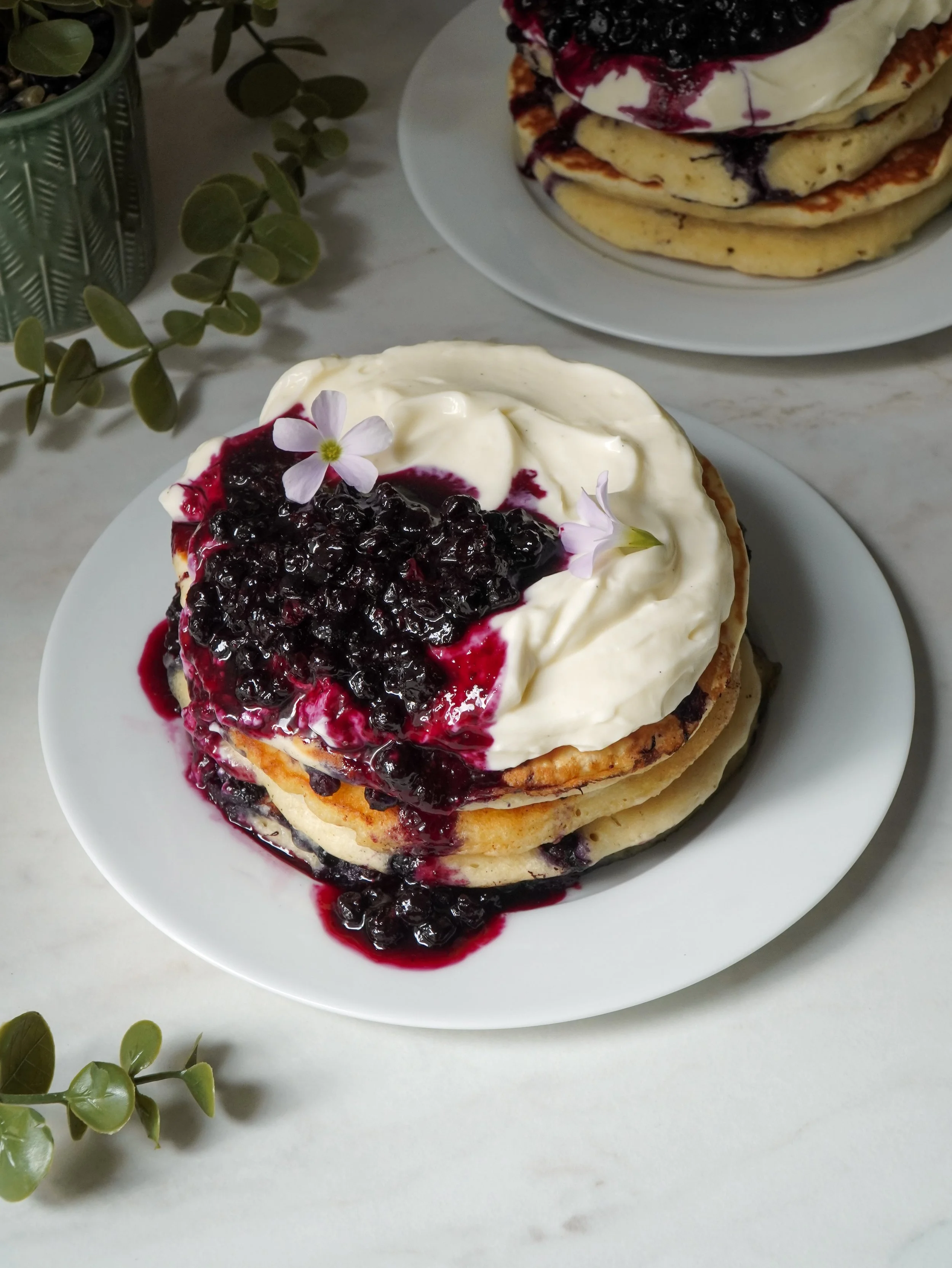 Blueberry Lemon Pancakes
