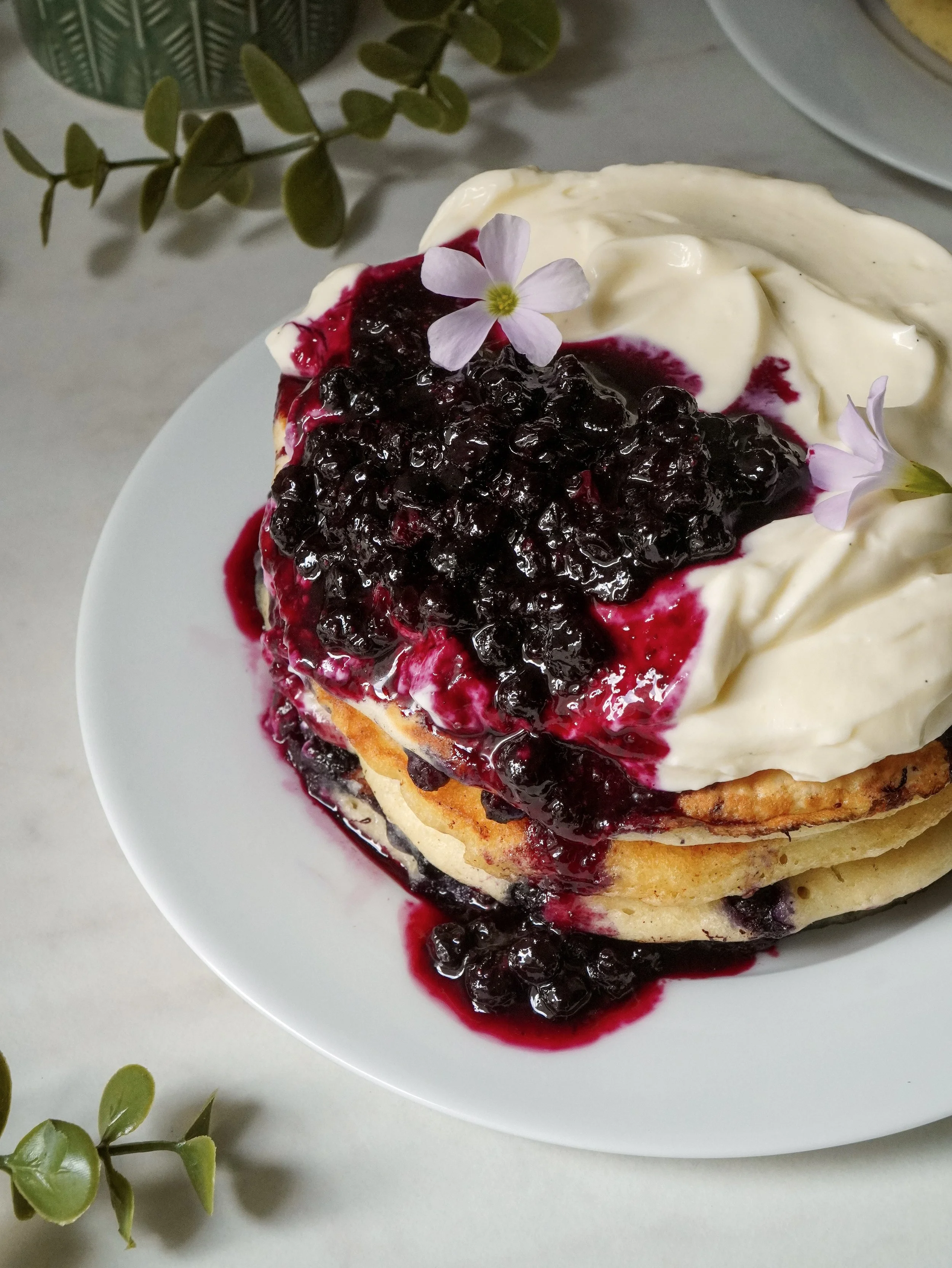 Blueberry Lemon Pancakes