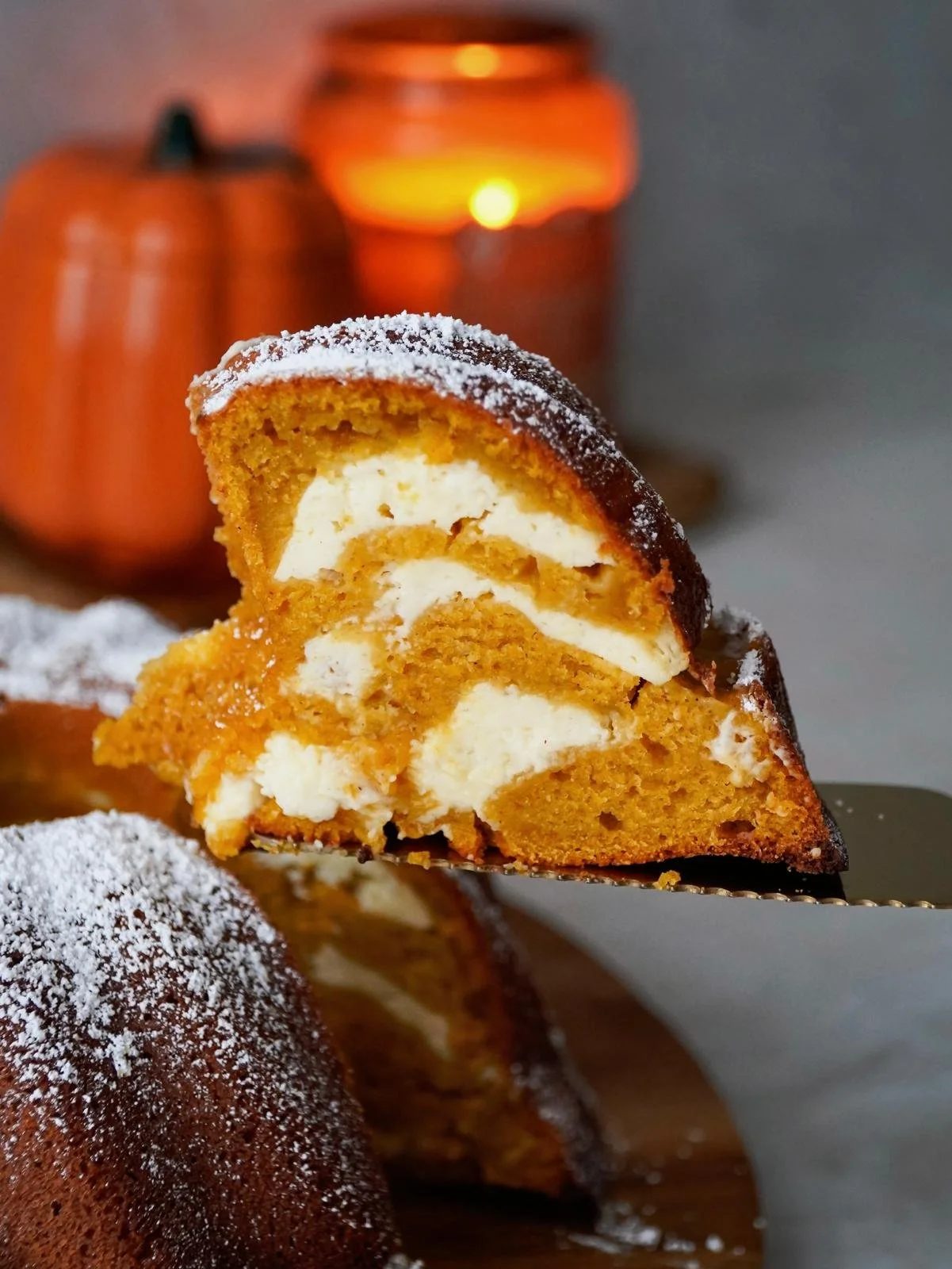 Pumpkin Cheesecake Bundt Cake