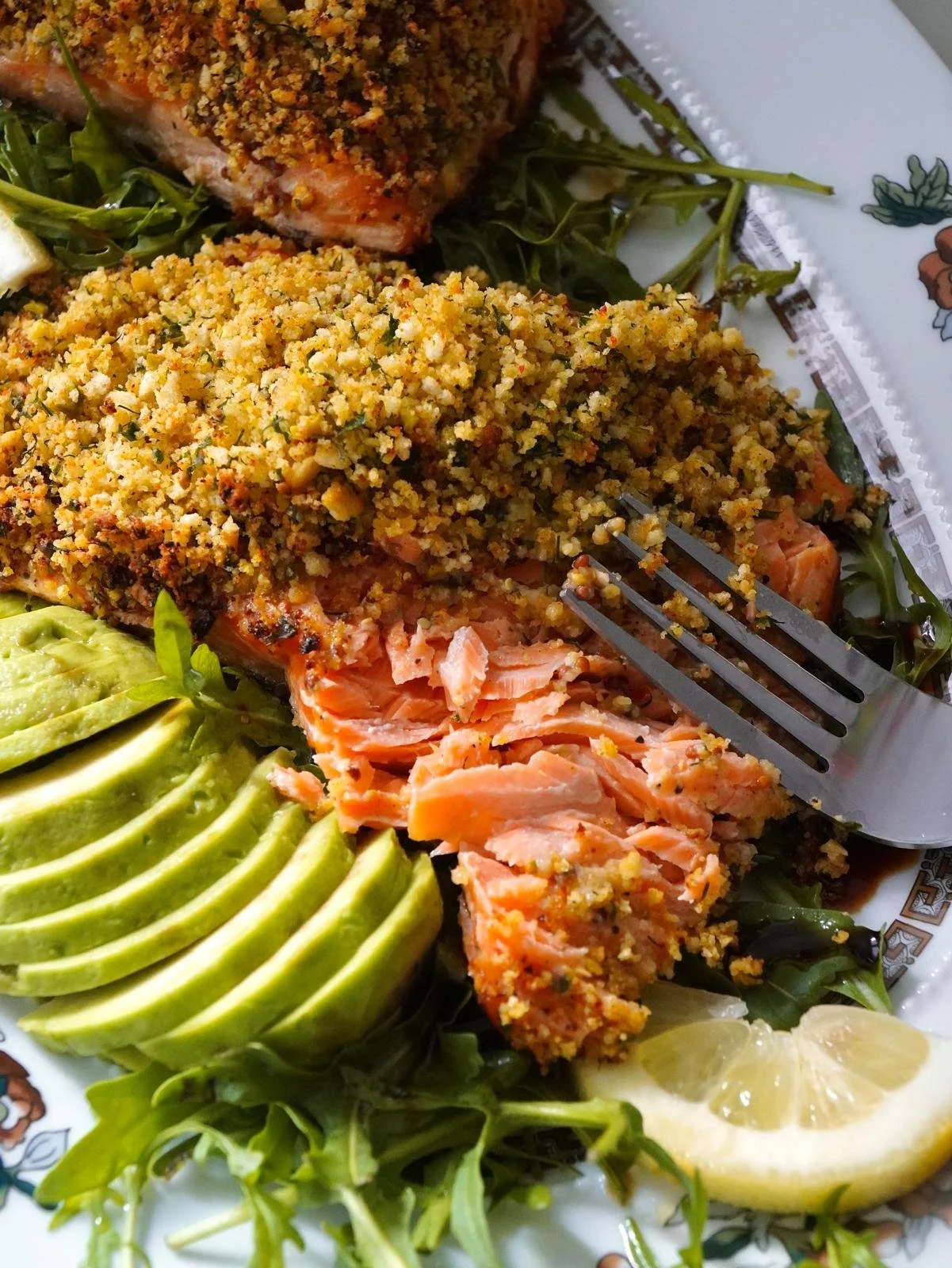 Herb-Pistachio crusted Salmon