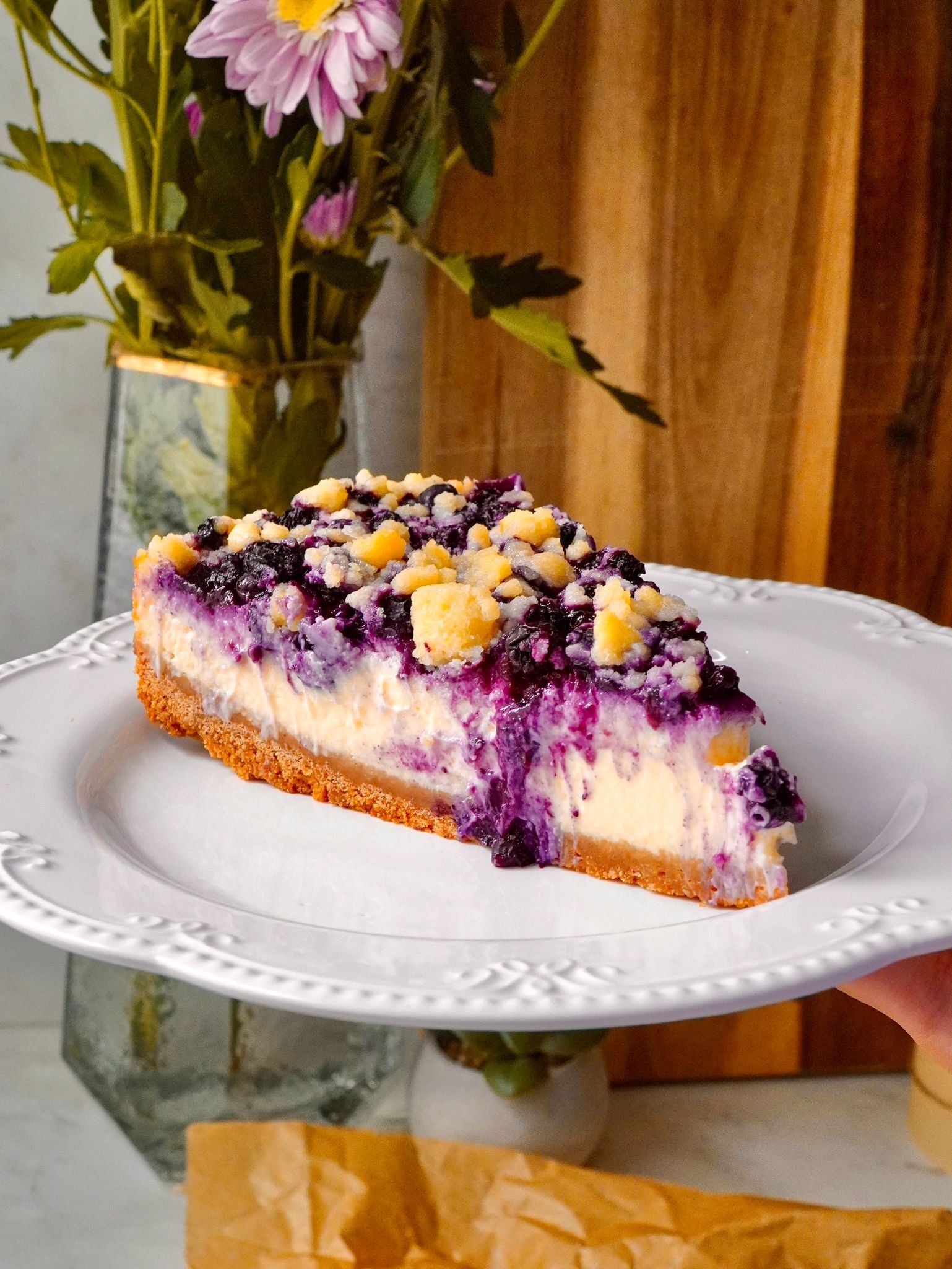 Wild Blueberry Cheesecake
