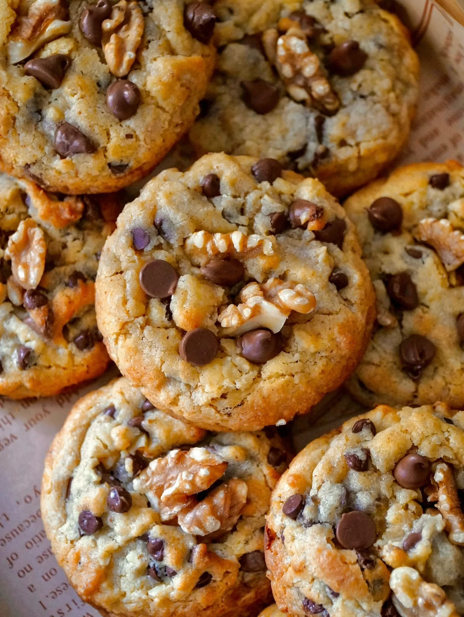 Brown Butter Chocolate Chip-Walnut Cookies