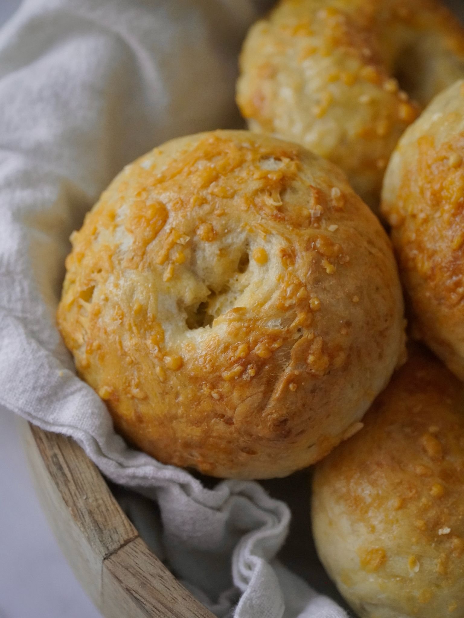 Cheesy Jalapeño Bagels