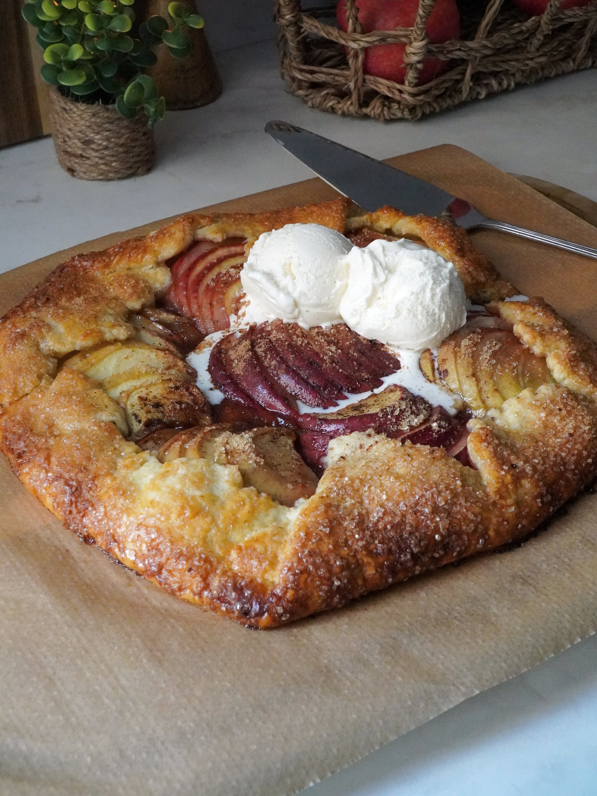 Biscoff Apple Galette
