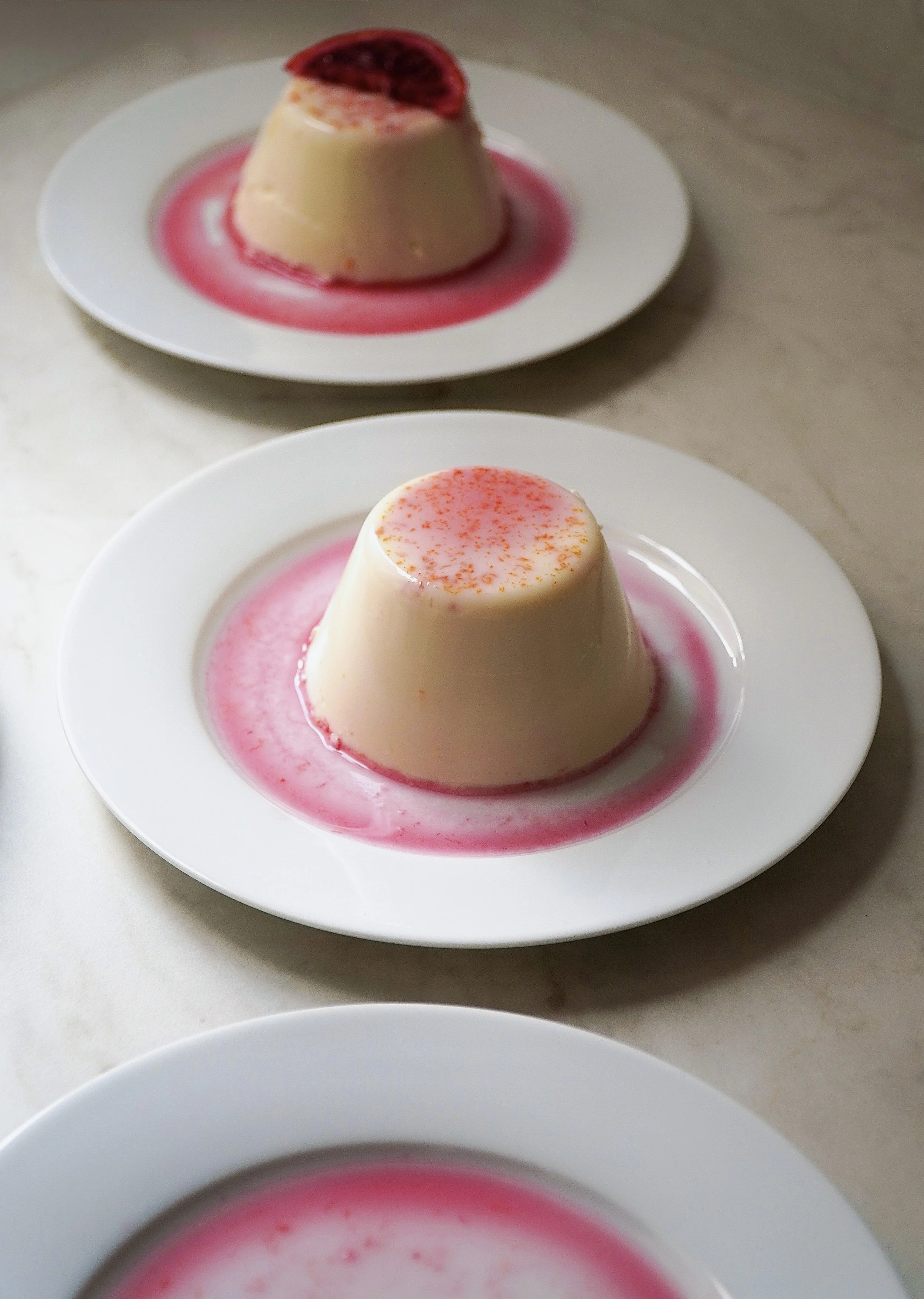 Blood Orange Panna Cotta