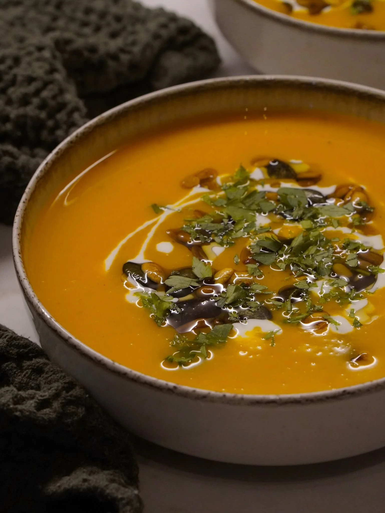 Roasted Hokkaido Pumpkin Soup