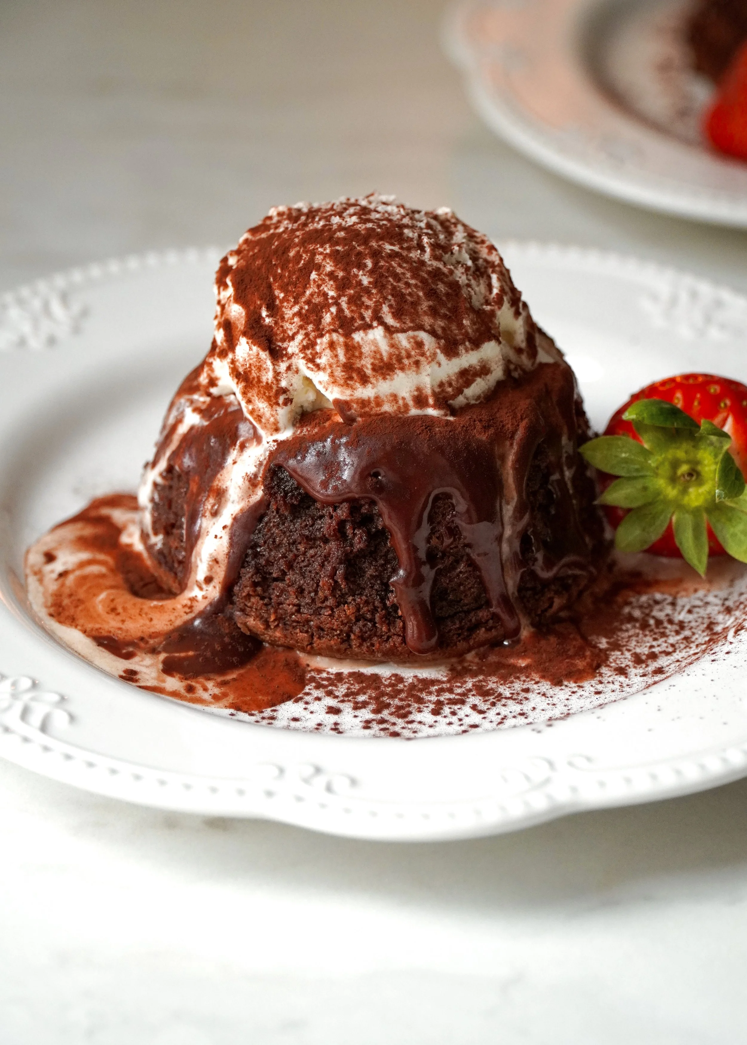 Brown Butter Lava Cake for Two