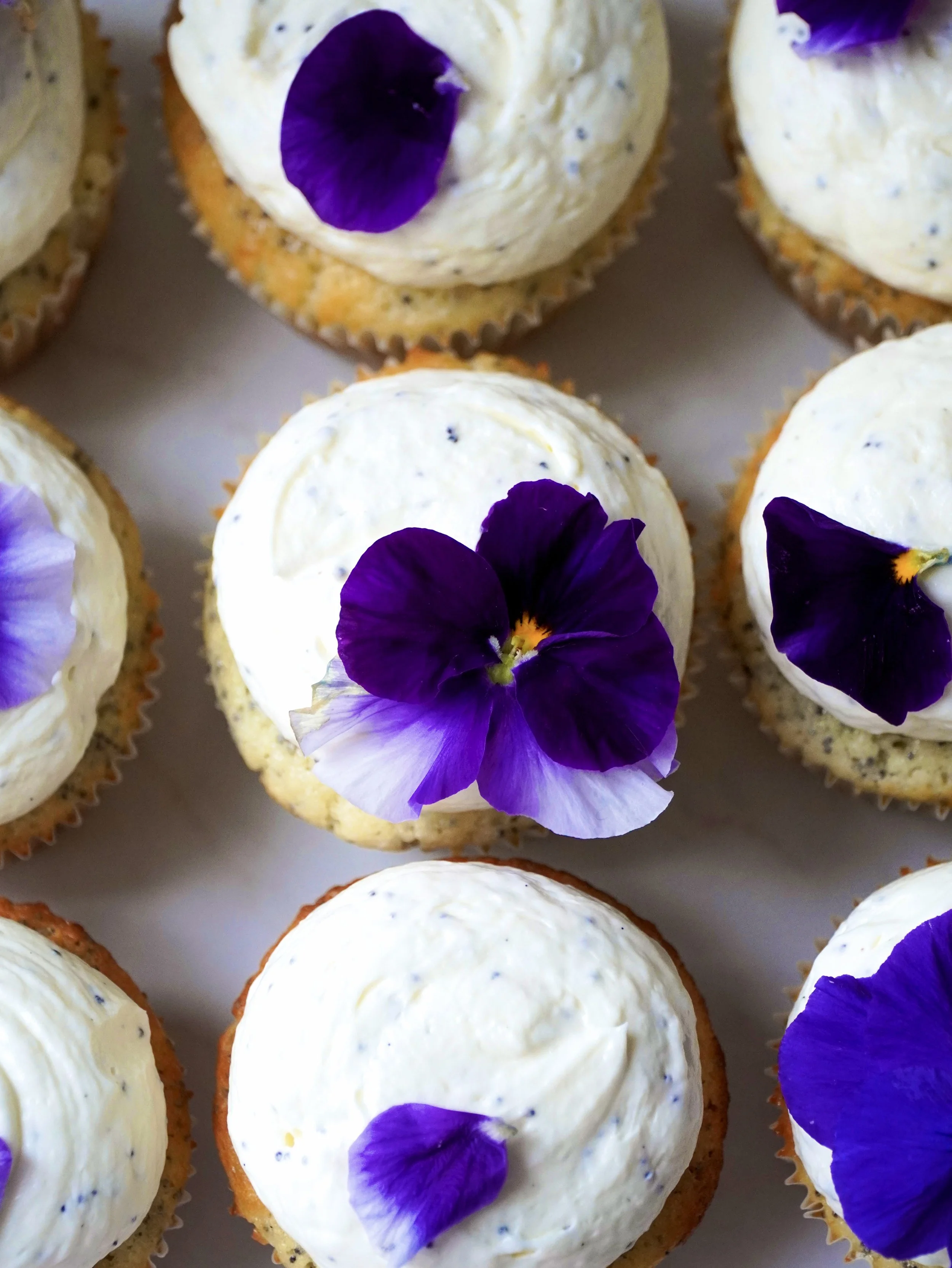 Lemon Poppy Seed Cupcakes