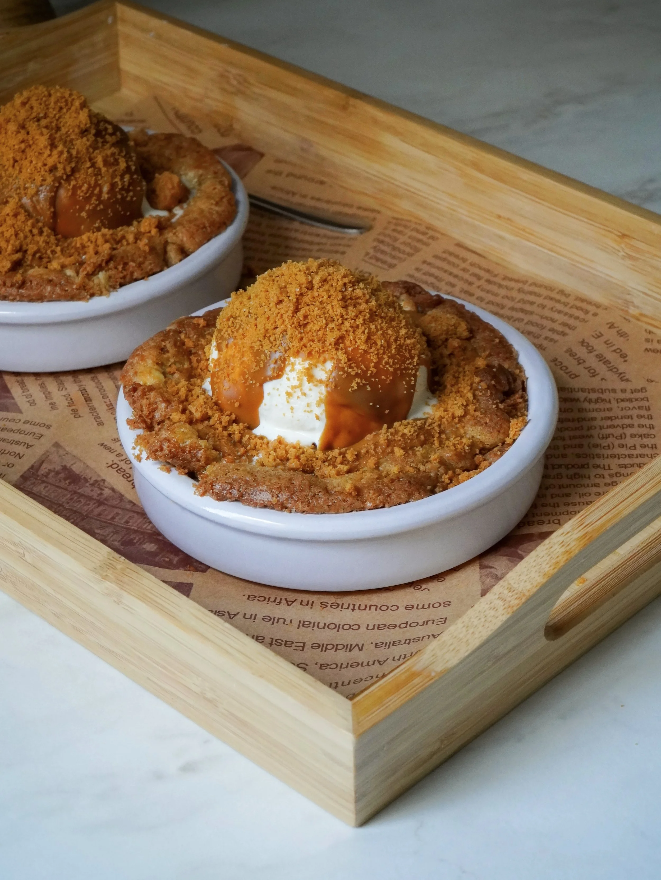 Biscoff Skillet Cookie For Two
