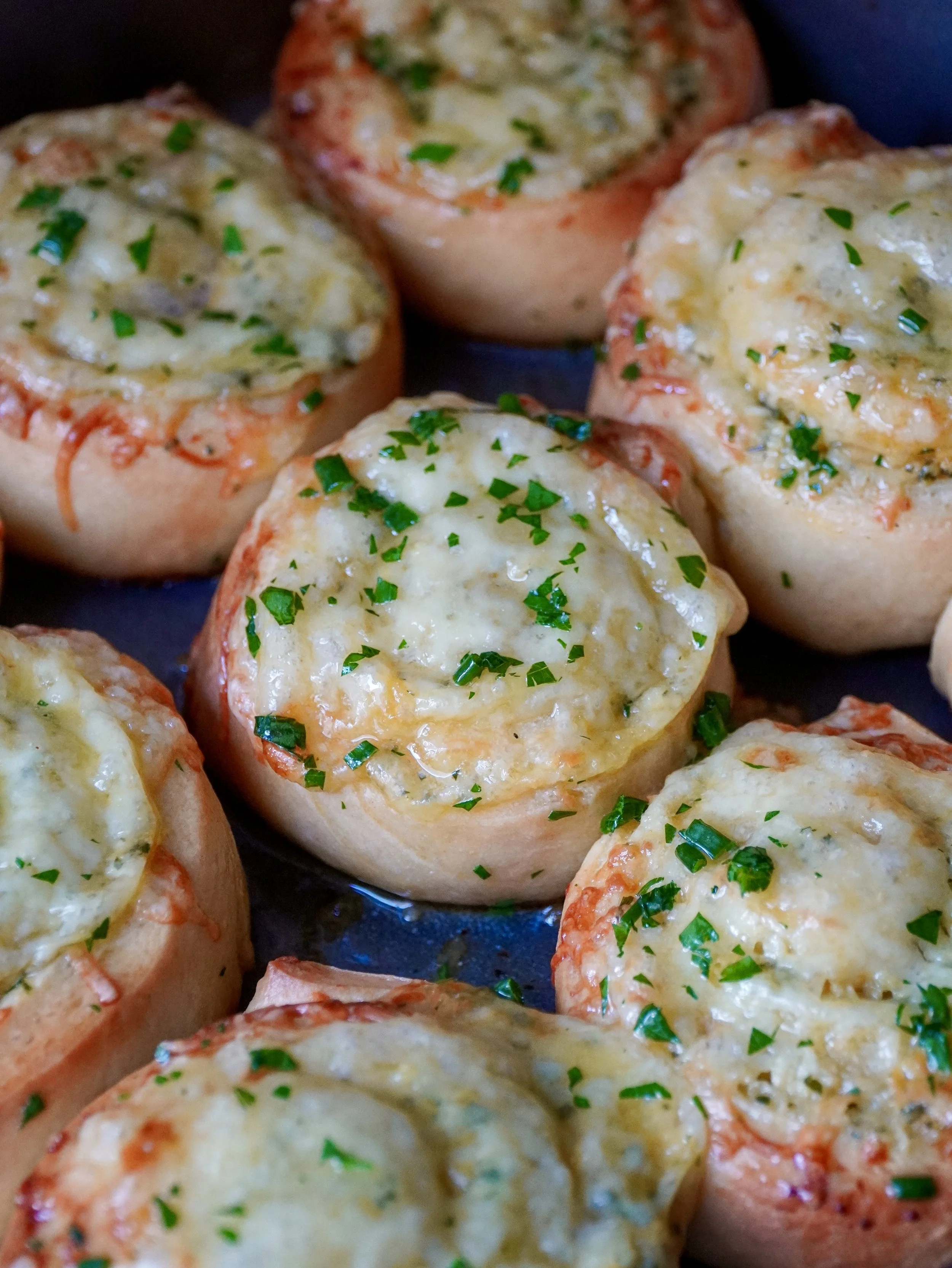 Roasted Garlic and Cheese Rolls