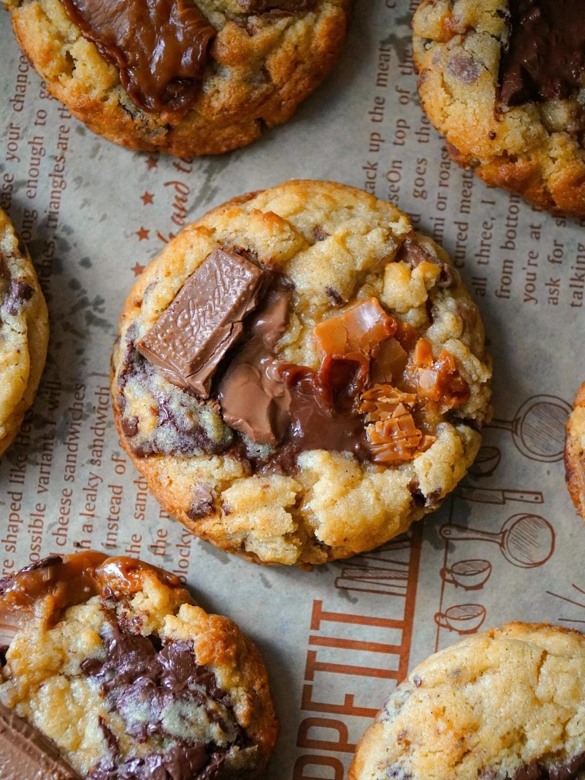 Caramel-Chocolate Chunk Cookies