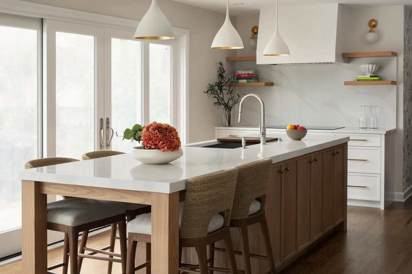 Clean, simple lines and soft whites for this kitchen remodel. 
 
 
 

#construction #renovation #remodel #kitchendesign #kitcheninspiration #jarllc #kitchen #kitchenisland #kitchenremodel
