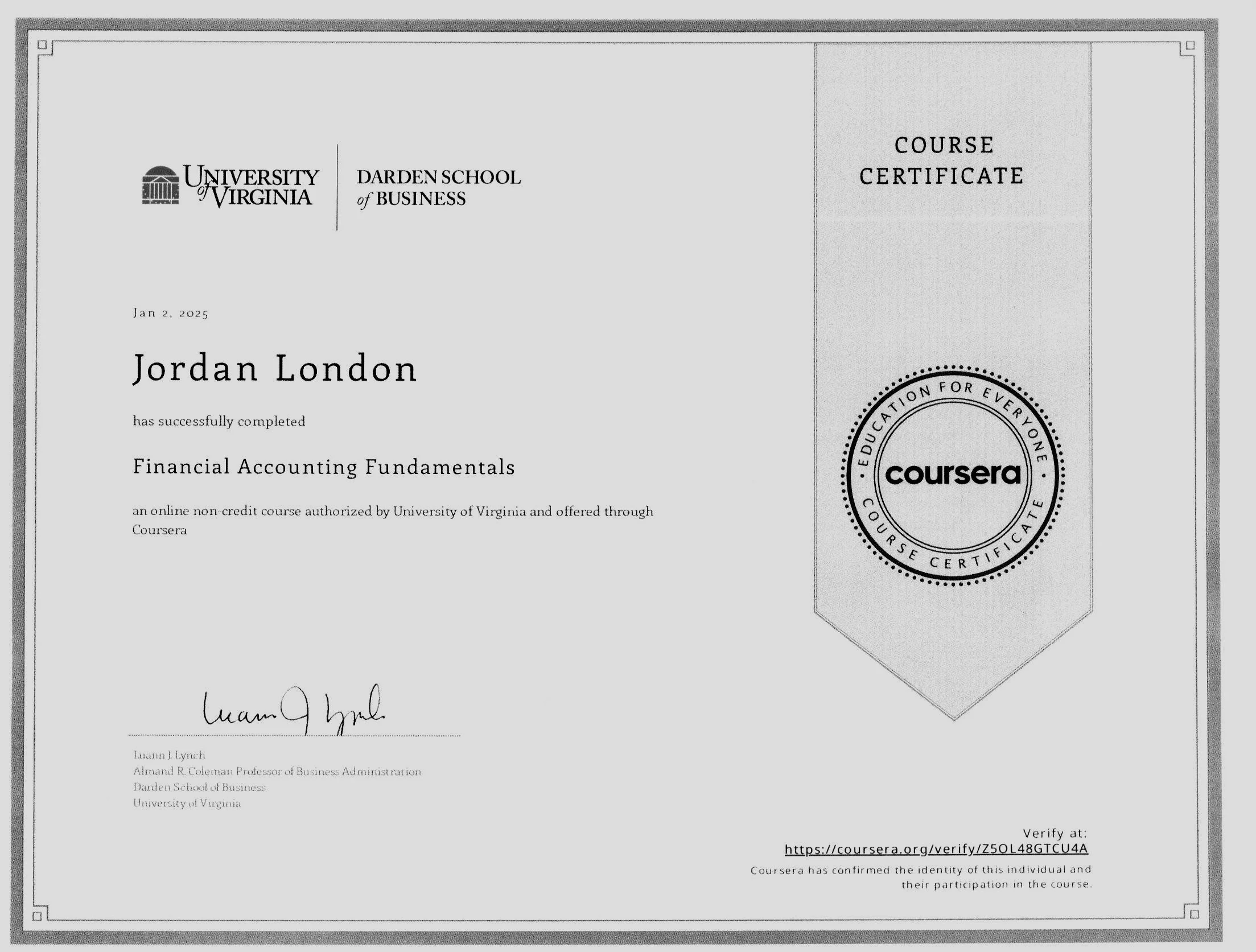 Financial Accounting