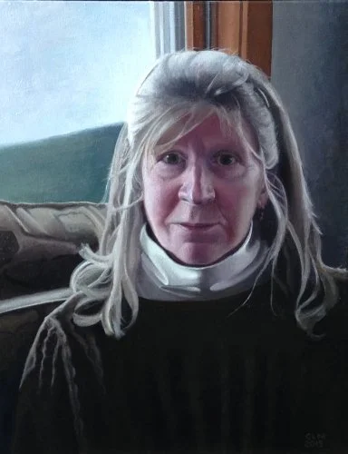 Margaret, acrylic on canvas, 20" 26" 