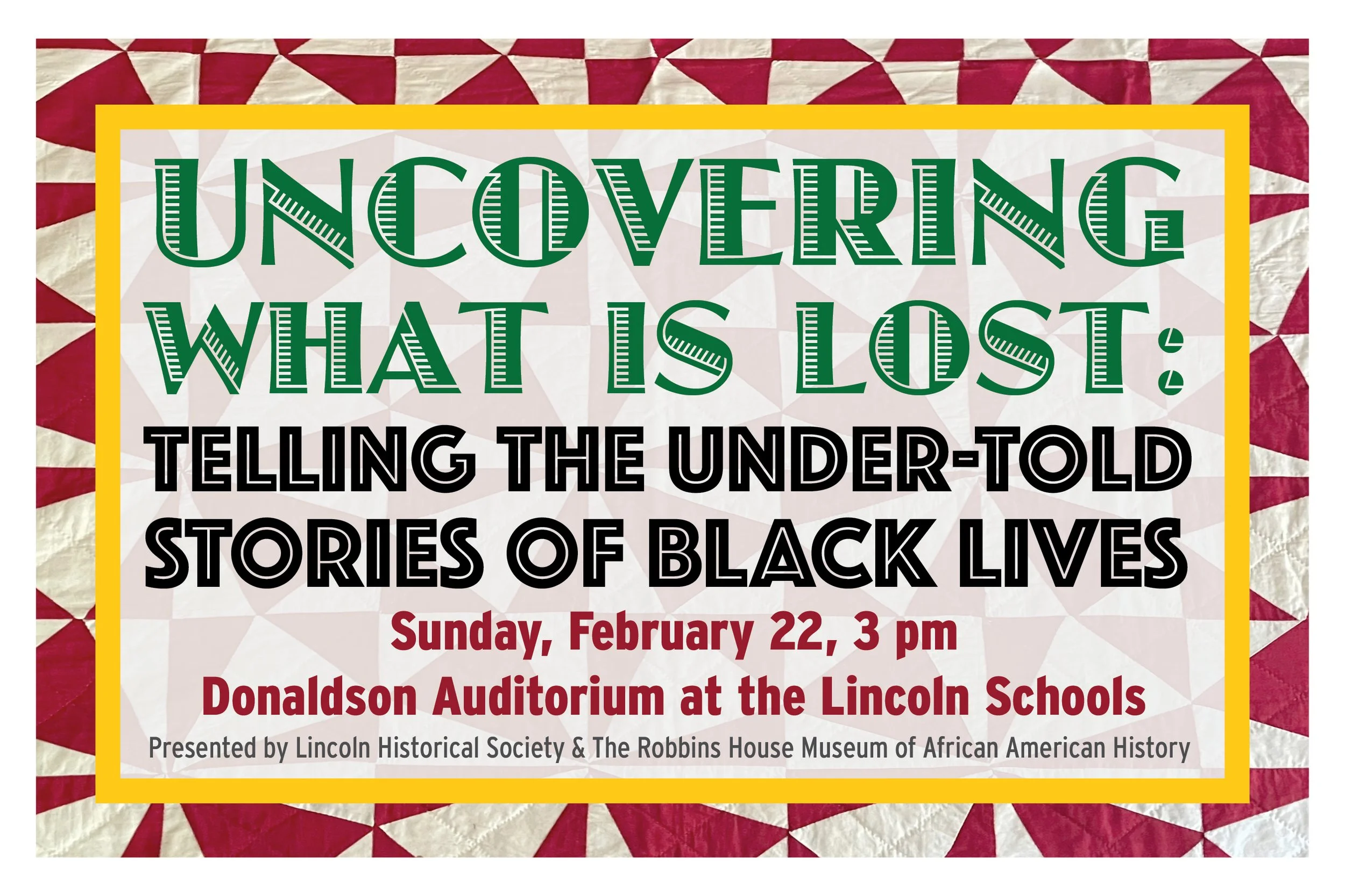 Uncovering What is Lost: Telling the Under-told Stories of Black Lives