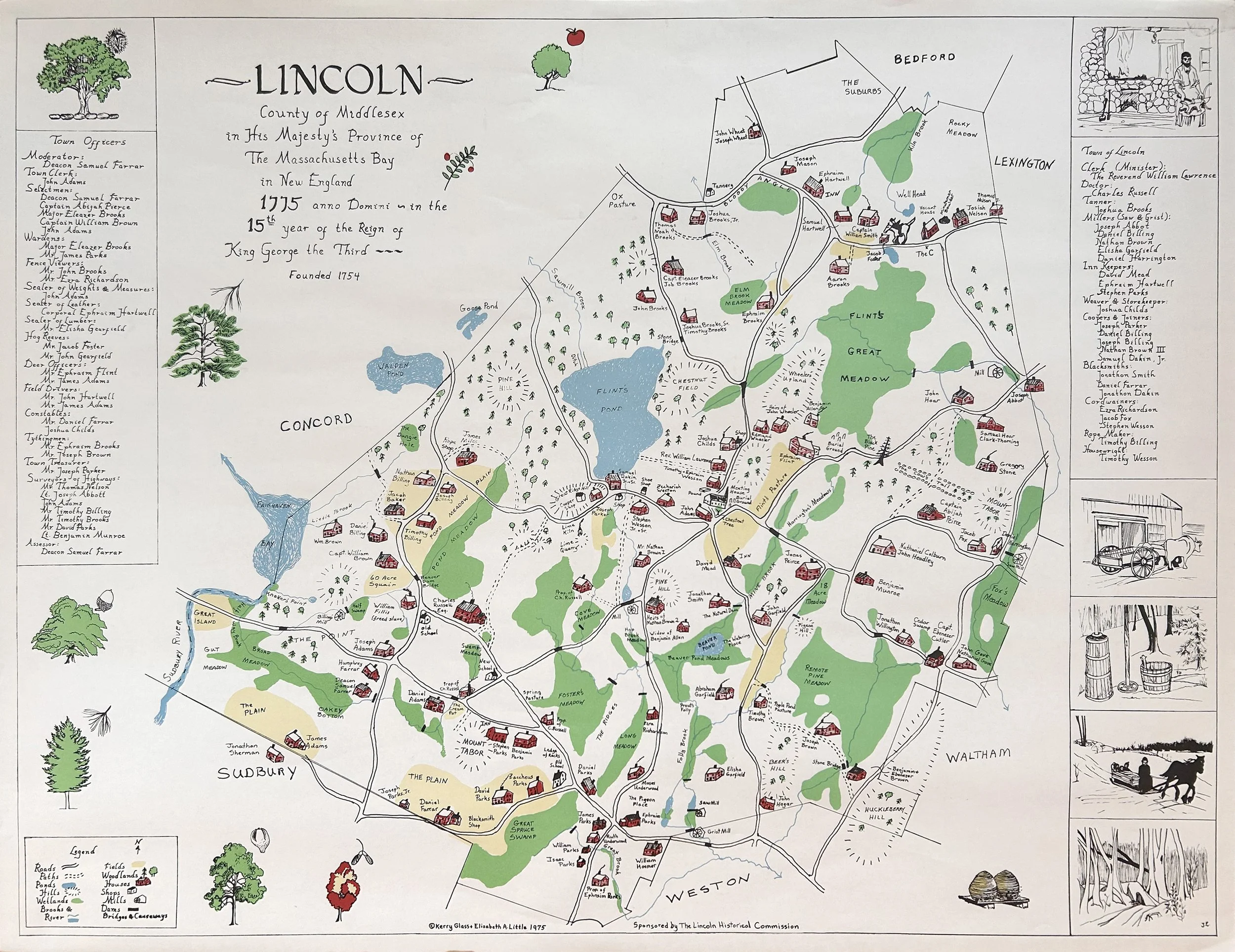 Large Lincoln Map