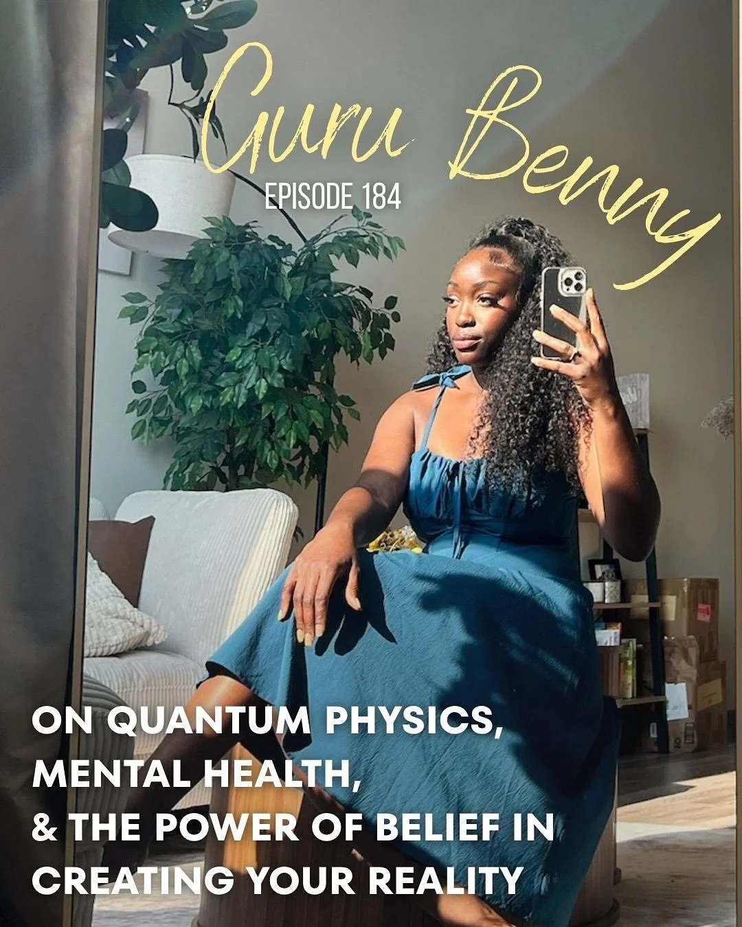 this week, a special interview with @itsgurubennny on quantum physics, mental health, & the power of belief in creating your reality. 
you don’t want to miss this one!!🎧🎬