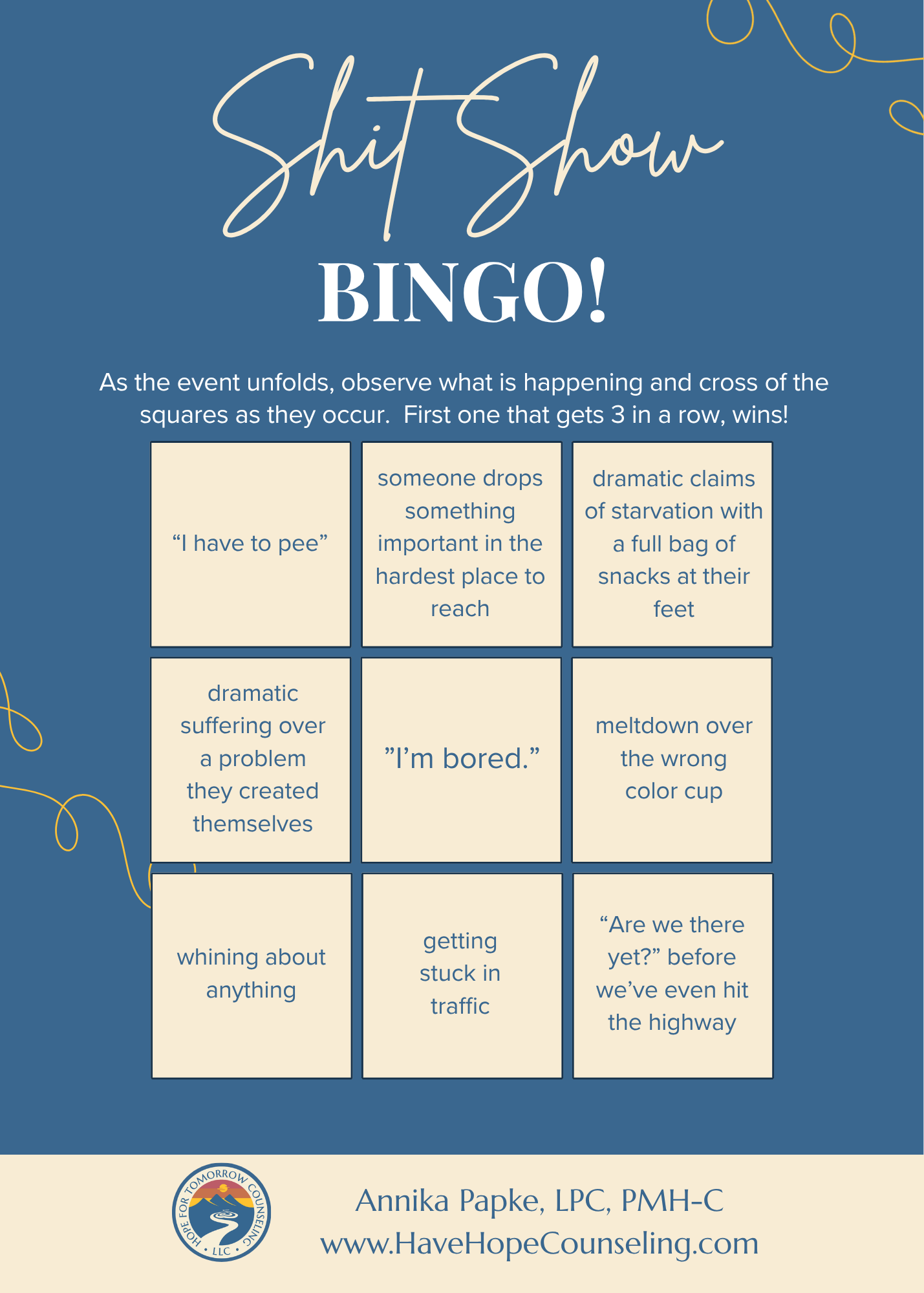 Shit Show Bingo: How to Gamify Hard Stuff and Win Either Way