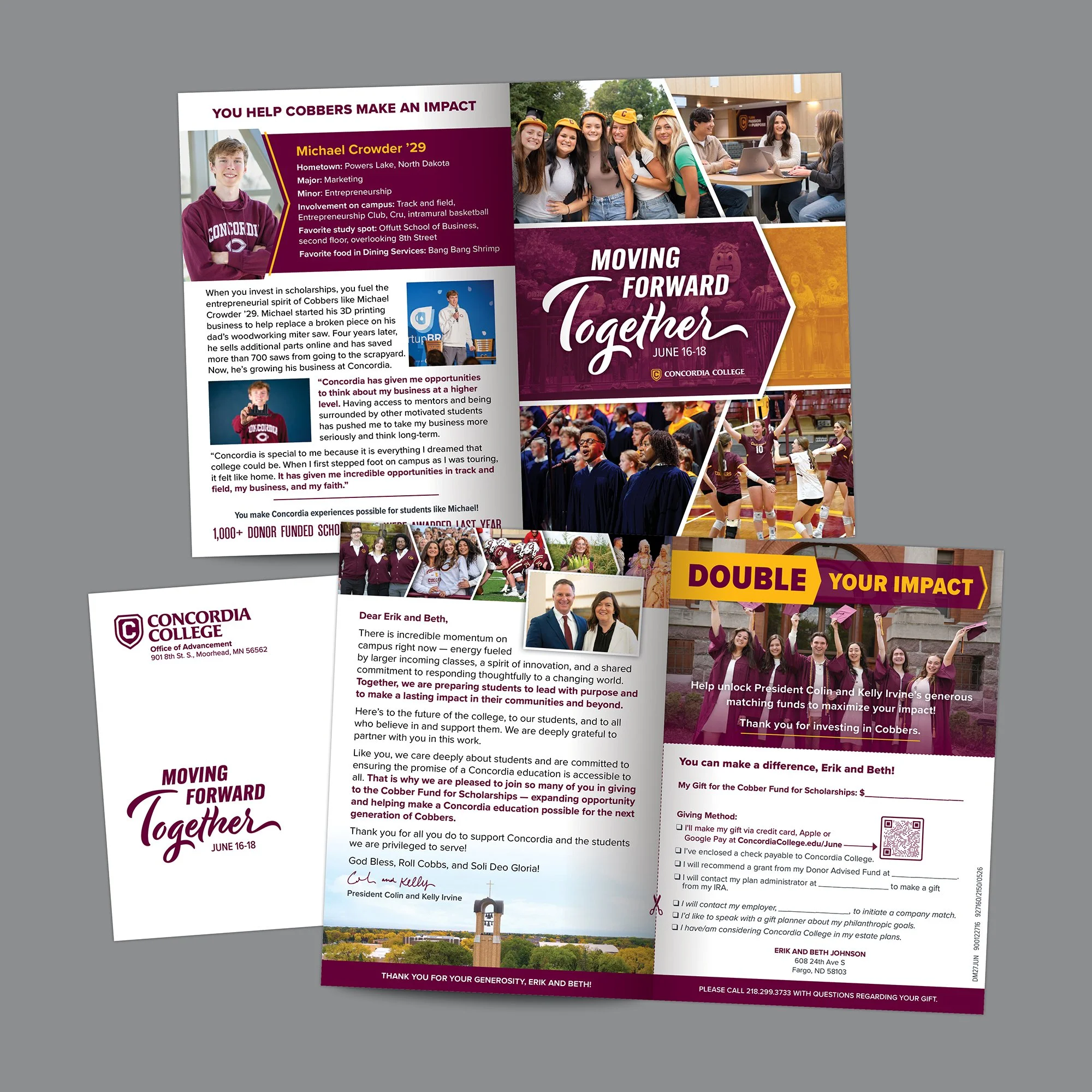 Moving Forward Together campaign mailer, 2026