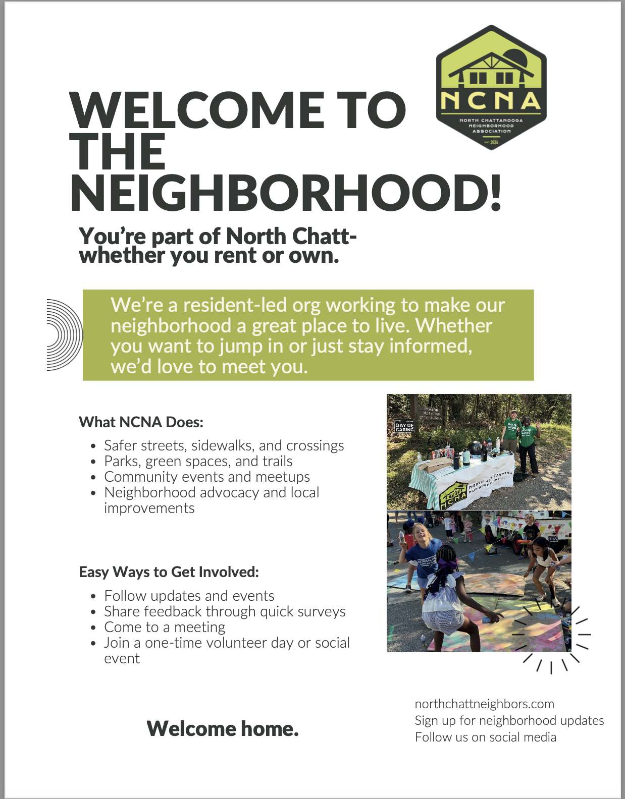 Welcome Home: New Neighbor Flyers Launching Every 6 Months