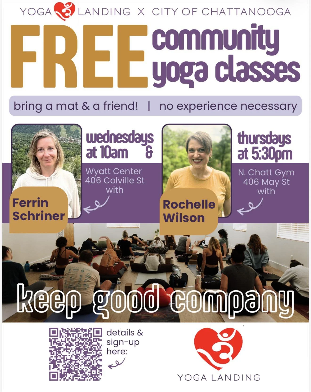 Free Yoga at Community Centers