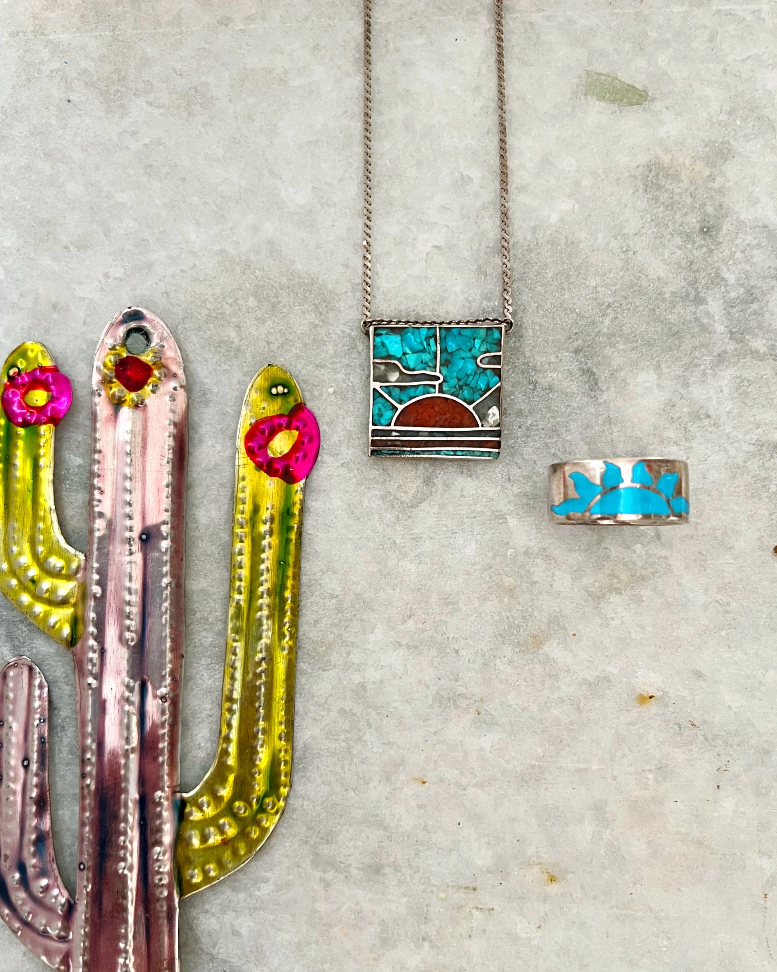 Sunrise Sunset Talisman Necklace