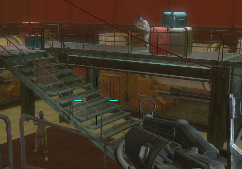 Attacks from above and below in the chemical manufacturing area
