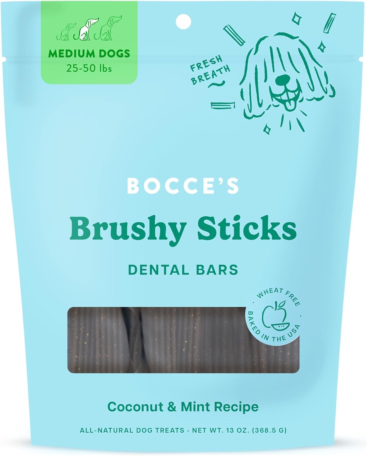 Bocce's Brushy Sticks Dental Bars