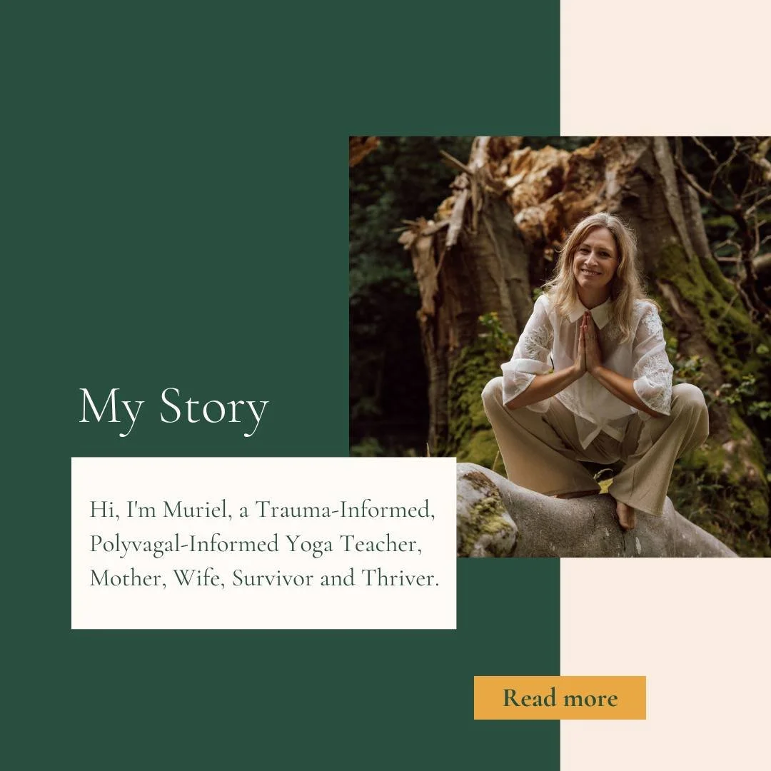 Hi I'm Muriel, a Trauma-informed, Polyvagal-Informed Yoga Teacher, Mother, Wife, Survivor and Thriver!!

My journey into yoga started over 16 years ago with a personal practice when experiencing a challenging time in life. From there to now, I have t
