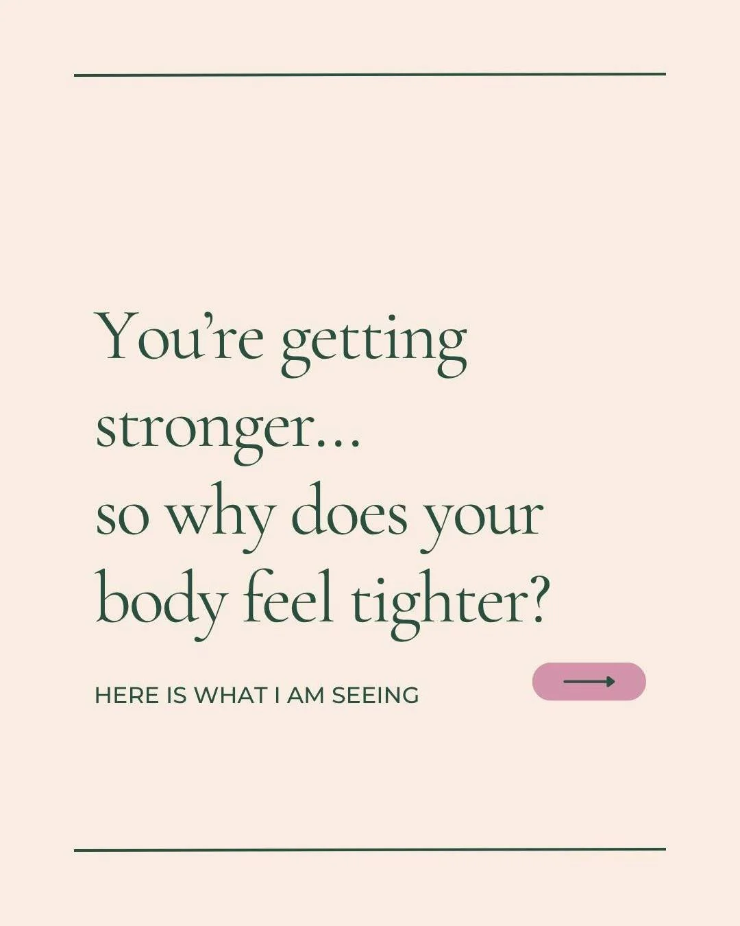 👉Most women don&rsquo;t need to push harder.

🧍&zwj;♀️They need to learn how to stop holding so much in their body. 

I see it all the time &mdash;
women doing strength training, showing up consistently&hellip;

But underneath it:
there&rsquo;s bre