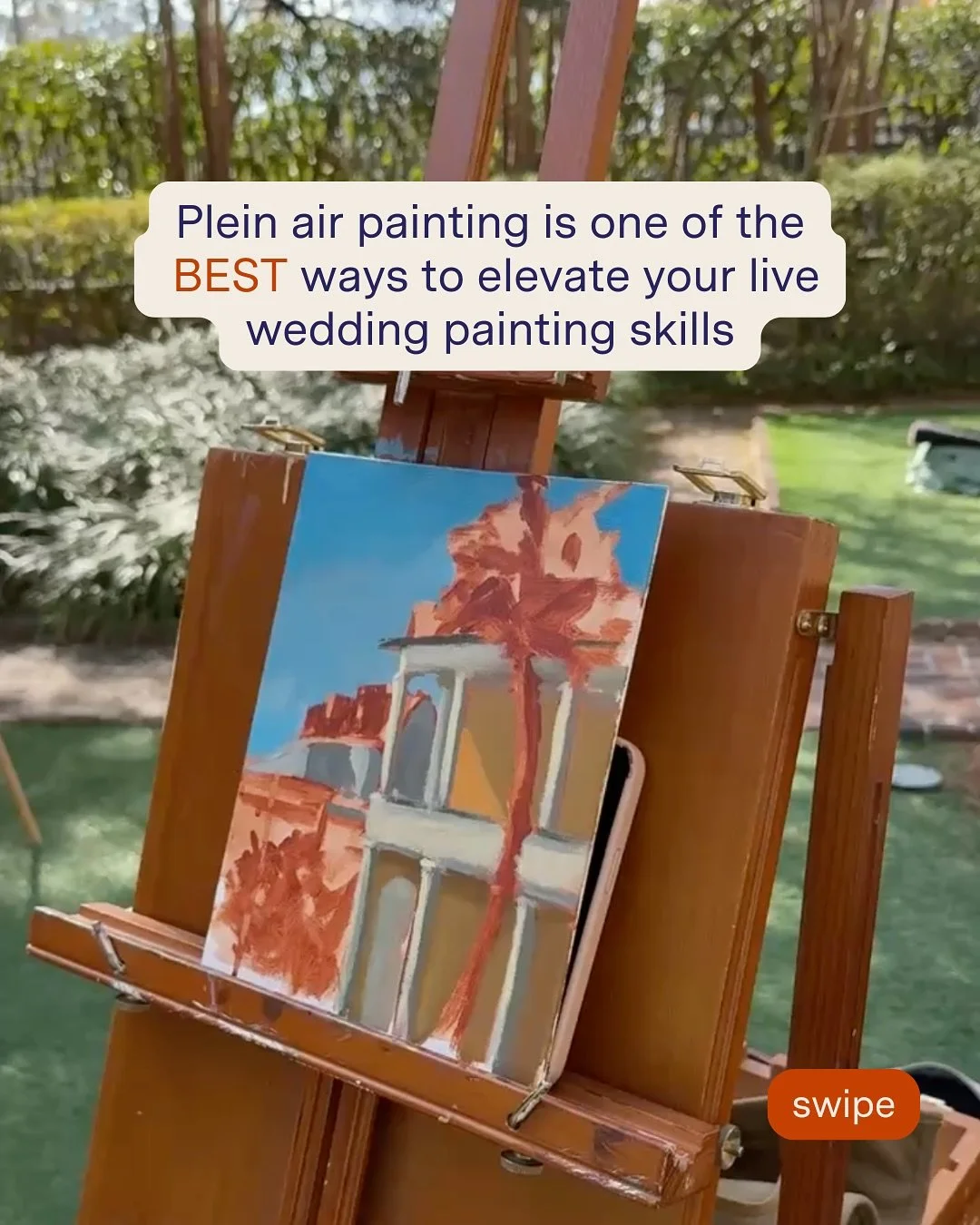 These are just a *few* reasons why we encourage our team to practice plein air! So many skills translate over into live wedding painting and we&rsquo;re so grateful we get to spend four days learning and refining our craft with award winning plein ai