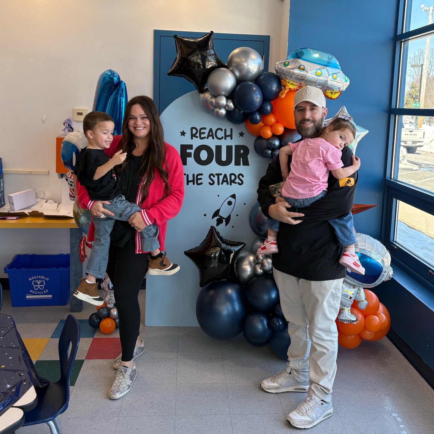 Reach FOUR the stars ⭐️ 🎉🚀☄️ Had a blast celebrating with our family and friends!