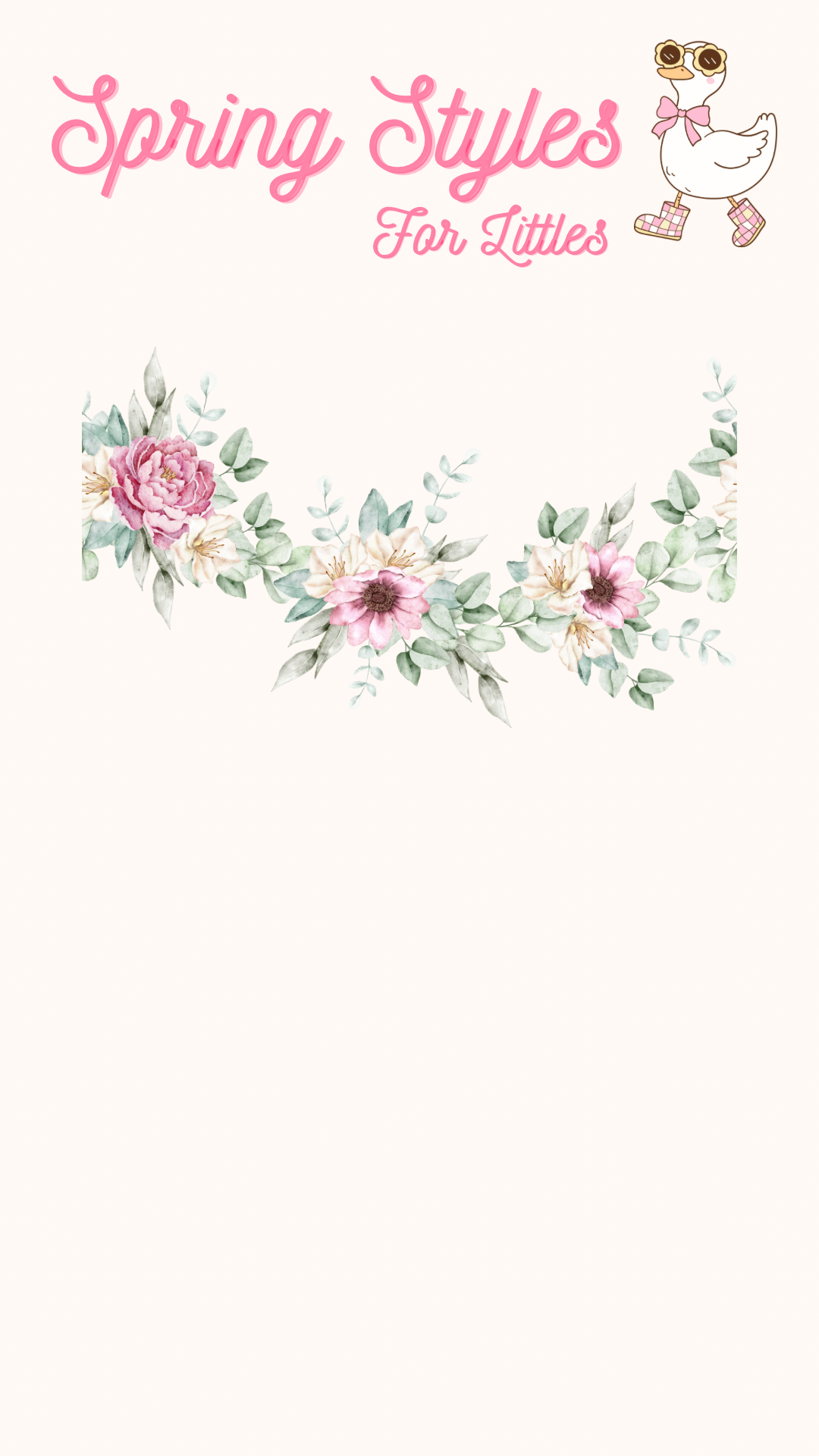 Spring Styles For Your Littles